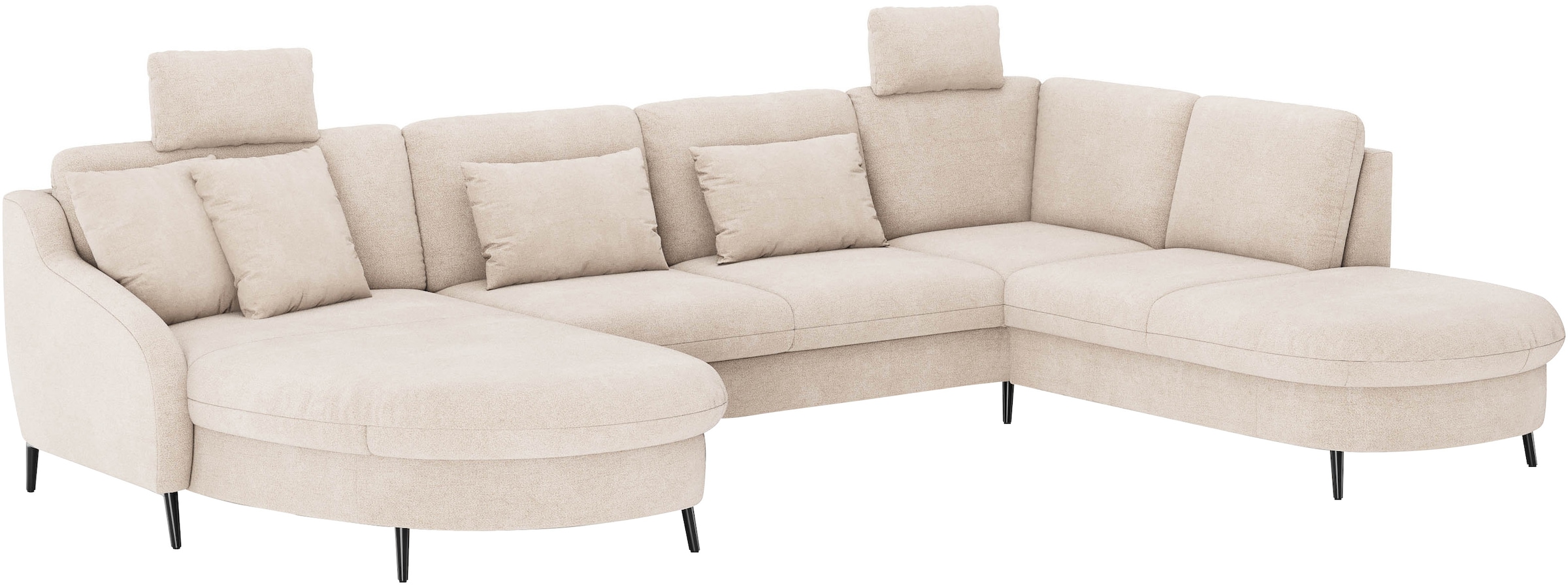 sit&more Wohnlandschaft »Soul U-Form«, wahlweise mit Bett und Bettkasten