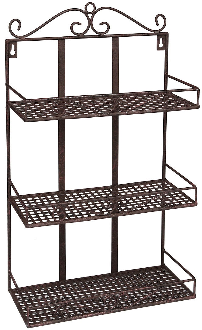 Ambiente Haus Deko-Wandregal »Wandregal - antikbraun 50cm« 1 Stk. tlg. günstig online kaufen