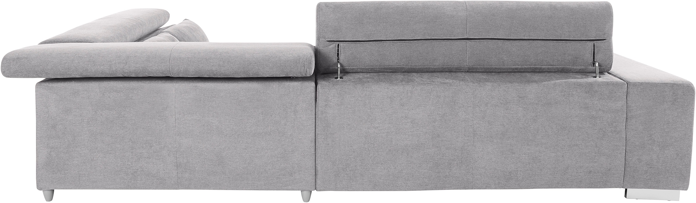 COTTA Ecksofa »Orion L-Form«, mit Kopfteilverstellung & 5 Nierenkissen