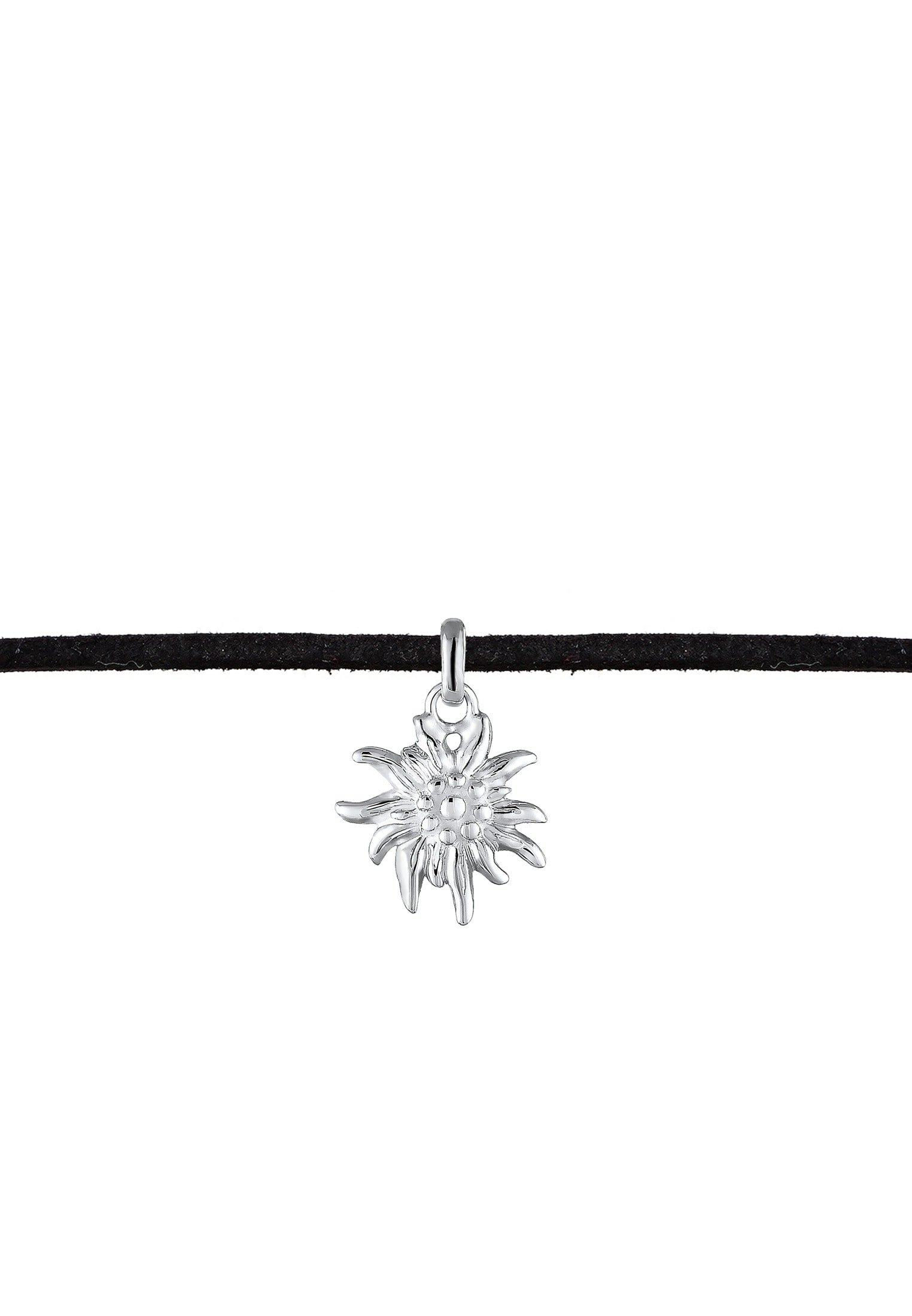 Elli Collier »Choker mit Anhänger Edelweiss 925 Sterling Silber«