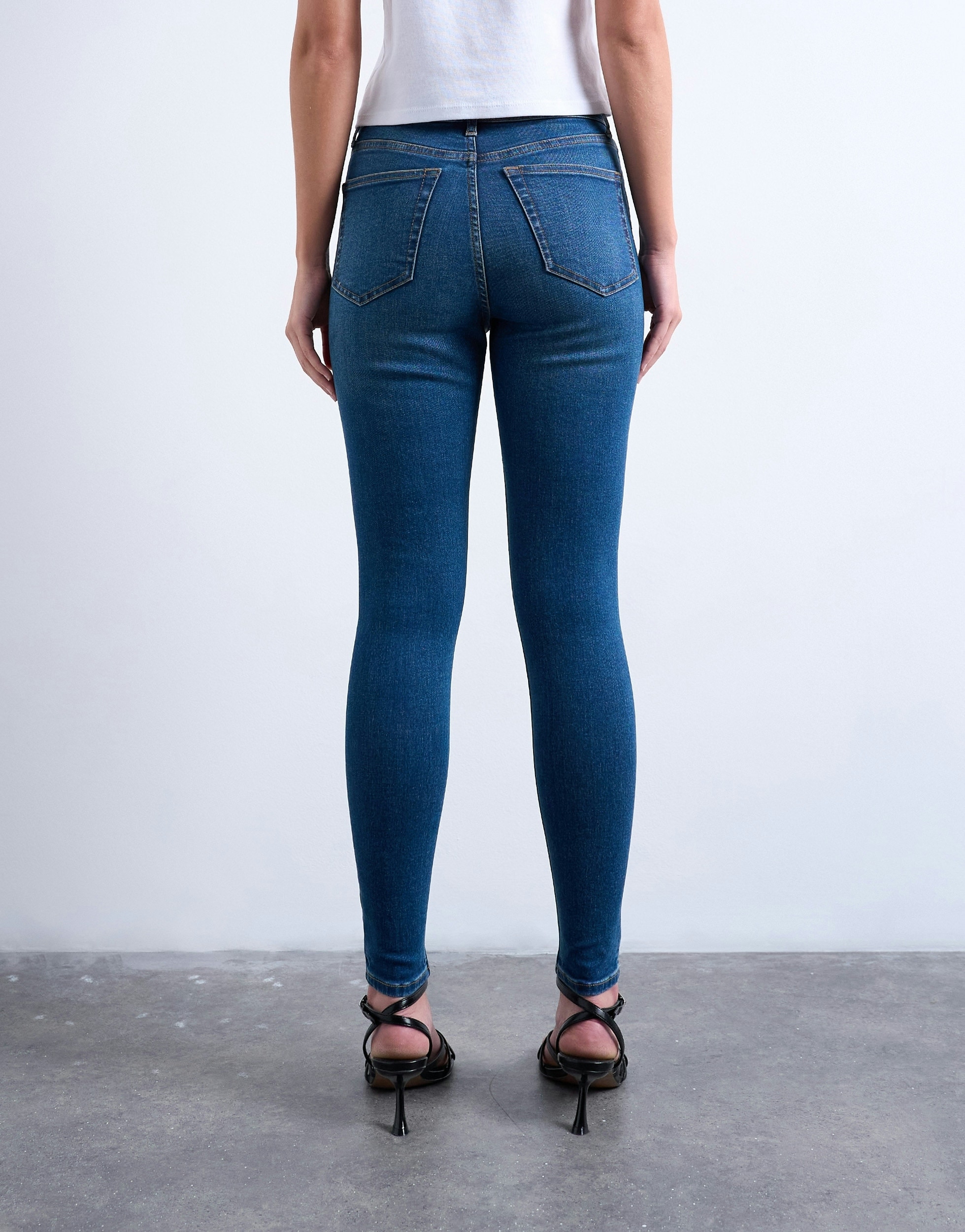 TOPSHOP Skinny-fit-Jeans »TSJAMIE HR SLIM DNM JEANS MB NOOS« Baumwollmischung, skinny fit, high waist