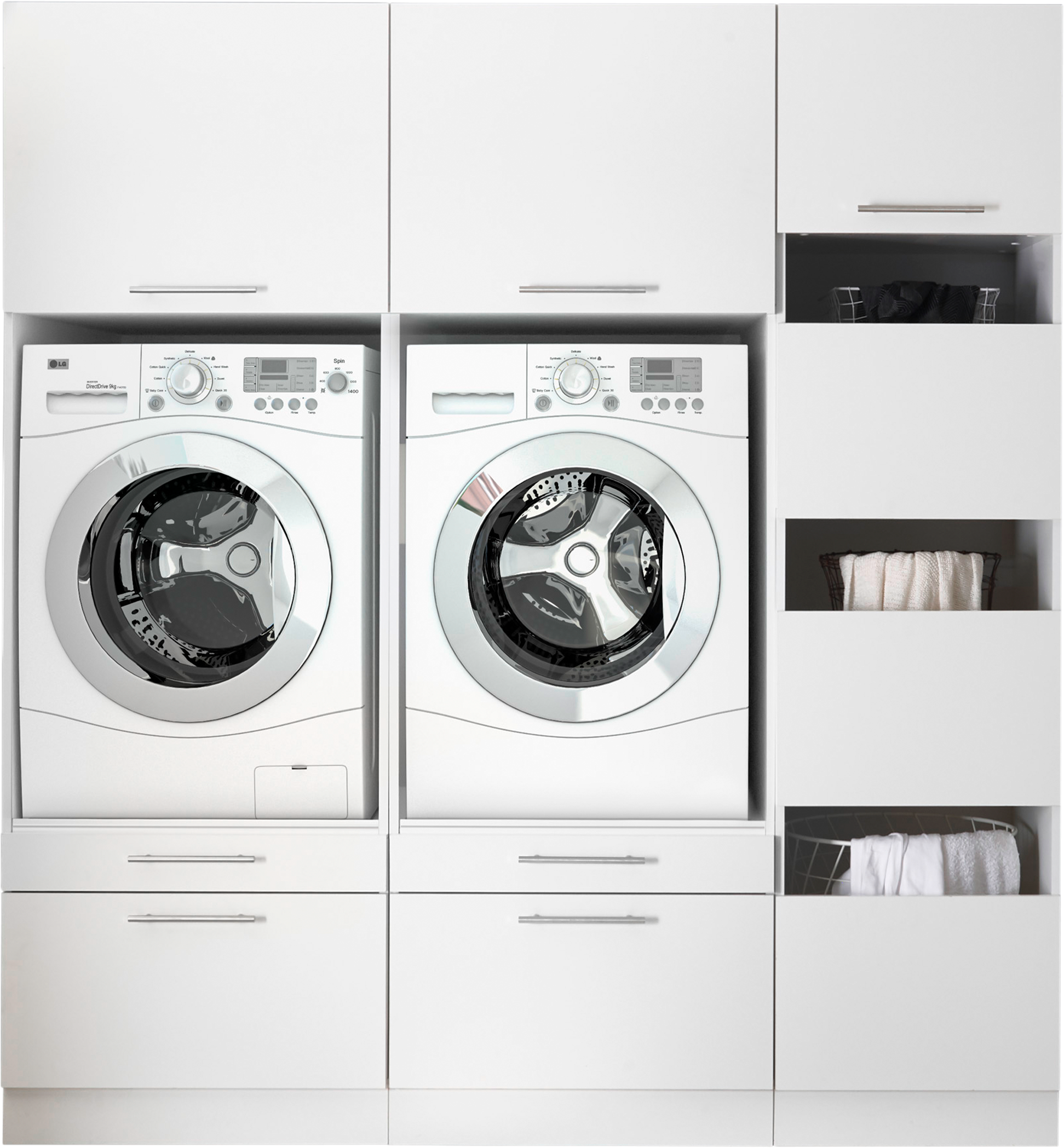 RESPEKTA Mehrzweckschrank-Set »Clara-Set 12« Schrankelemente einzeln erhältlich, 3 Stk. tlg.