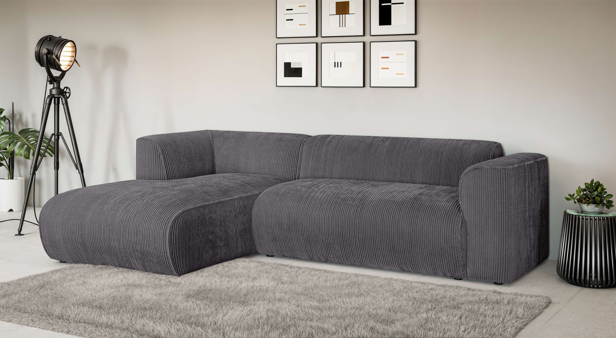 INOSIGN Ecksofa »MERID L-Form (257 cm), zeitlos & stilvolles Design,«, Aufw günstig online kaufen