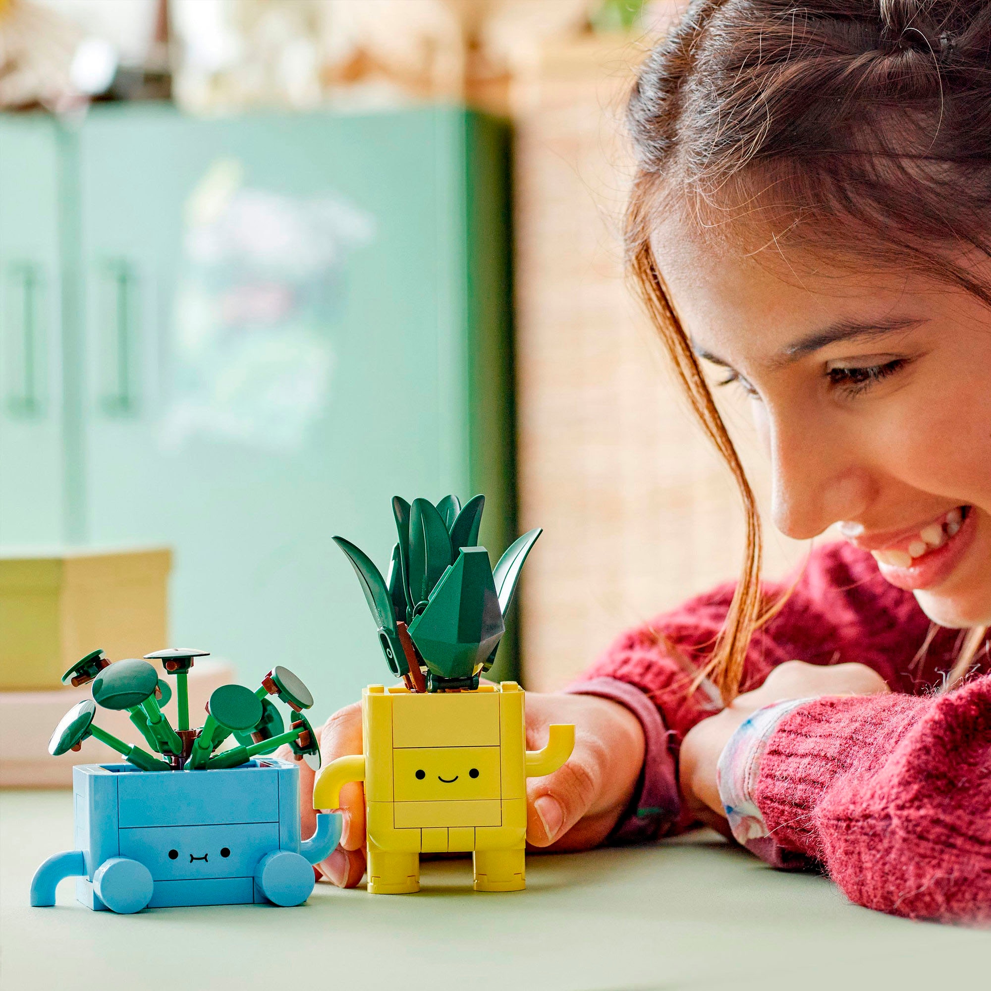 LEGO® Konstruktionsspielsteine »Fröhliche Pflanzen (10349), LEGO Botanicals«, (217 St.), Made in Europe