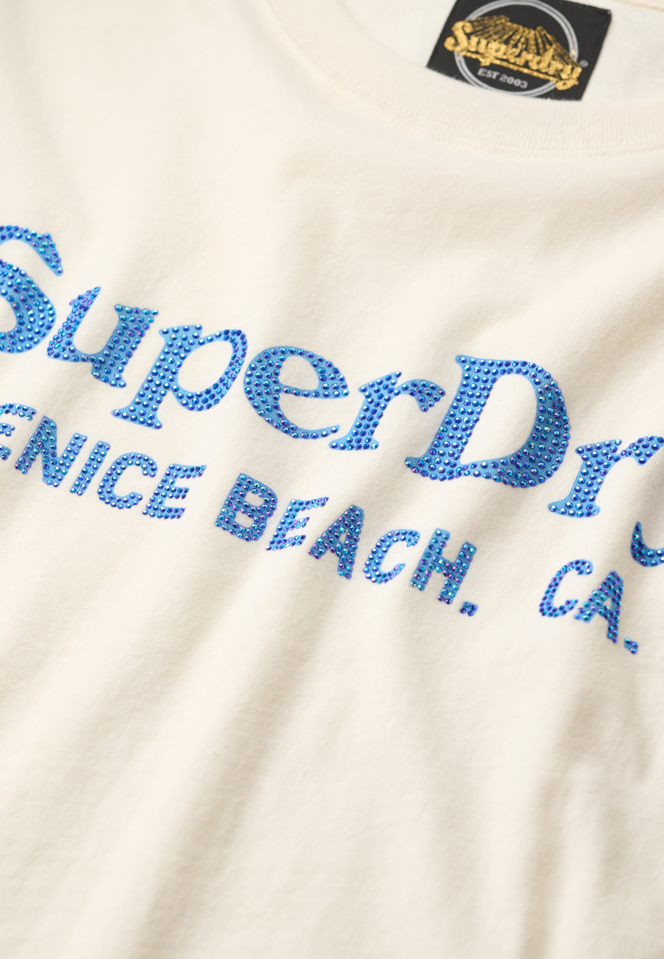 Superdry Kurzarmshirt »VENUE METALLIC RELAXED TEE«