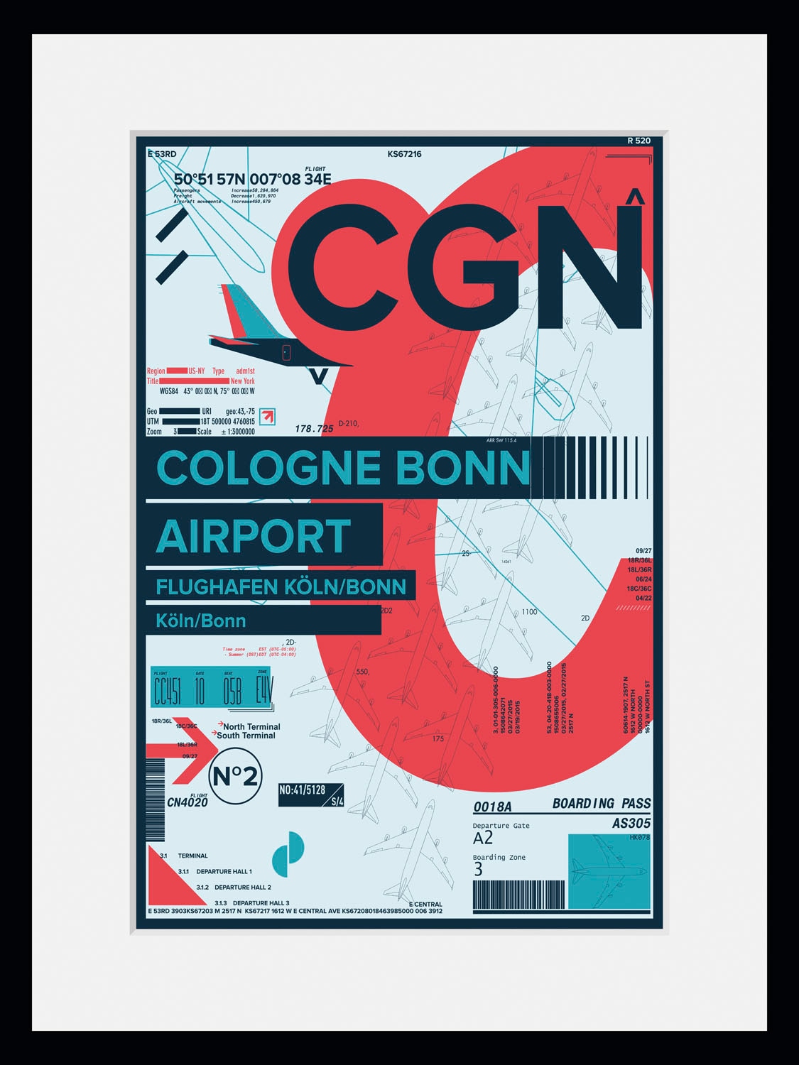 queence Bild »Köln Bonn AIRPORT«, Flugzeuge-Magazincover-Mode-Fashion-Deuts günstig online kaufen