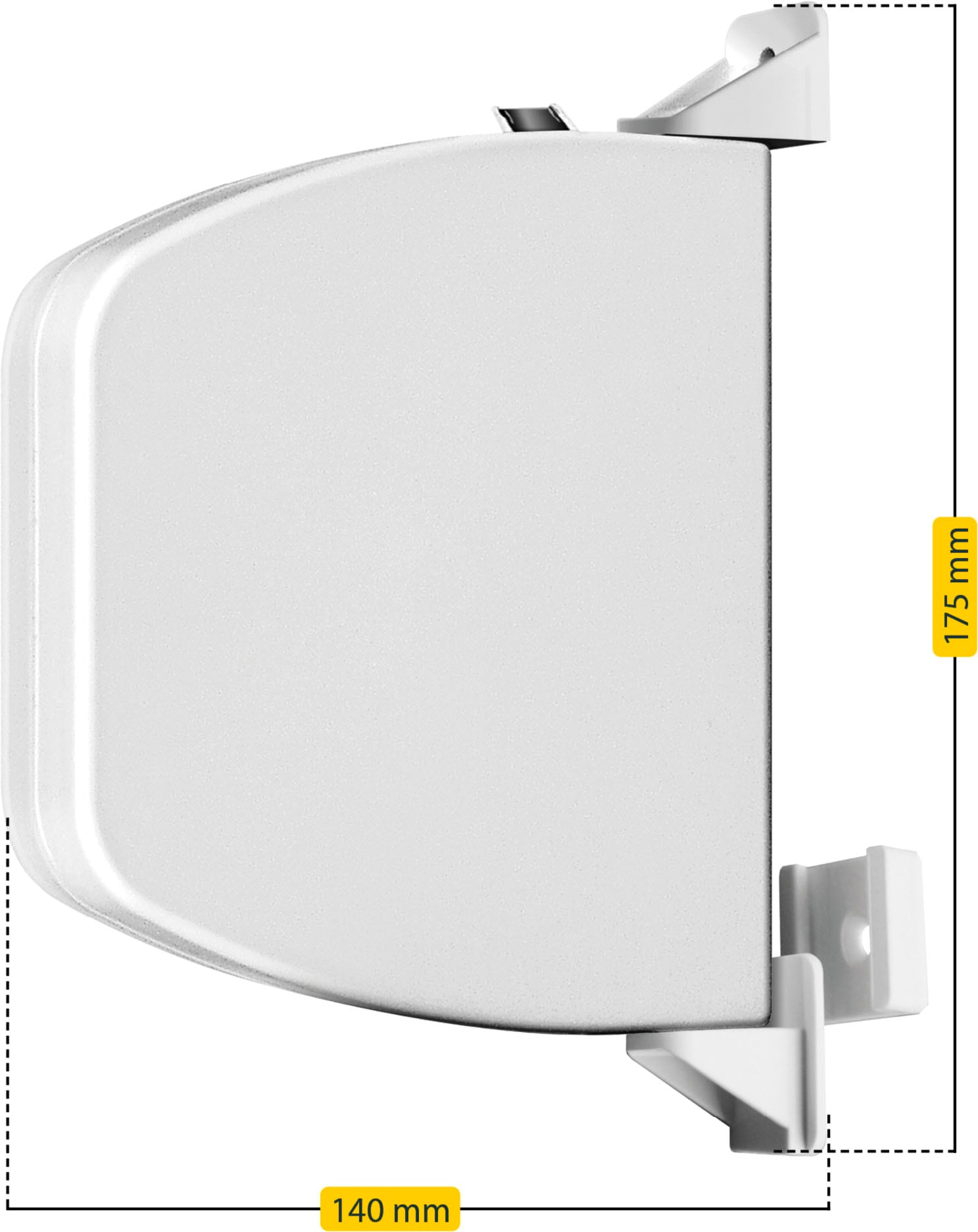 SCHELLENBERG Aufputz-Gurtwickler »Aufschraubwickler Flexo Mini« Set, 1 Stk. tlg. aufklappbar und höhenverstellbar, 180° schwenkbar