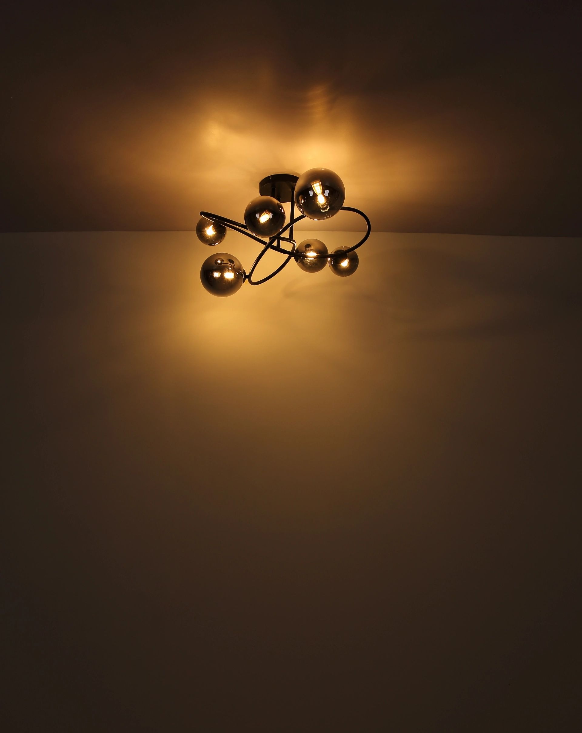 GLOBO LIGHTING Deckenleuchte »RIHA«, Leuchtmittel G9 | LED wechselbar, Glas rauchfarben