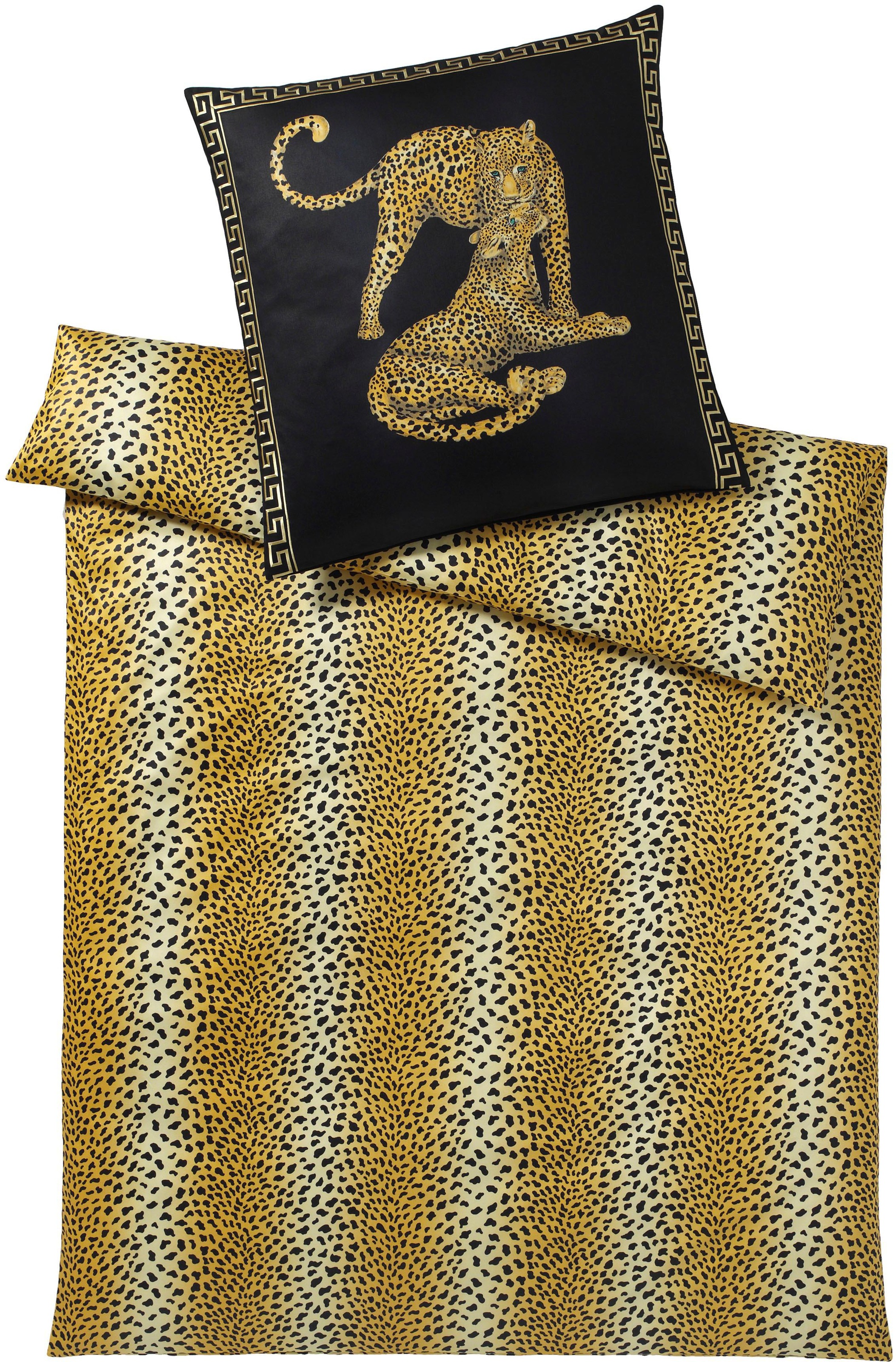 Elegante Bettwäsche »Gepard Pair«, mit Geparden