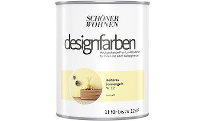 SCHÖNER WOHNEN-Kollektion Wand- und Deckenfarbe »Designfarben«, (1), 1 Liter, Heiteres... kaufen