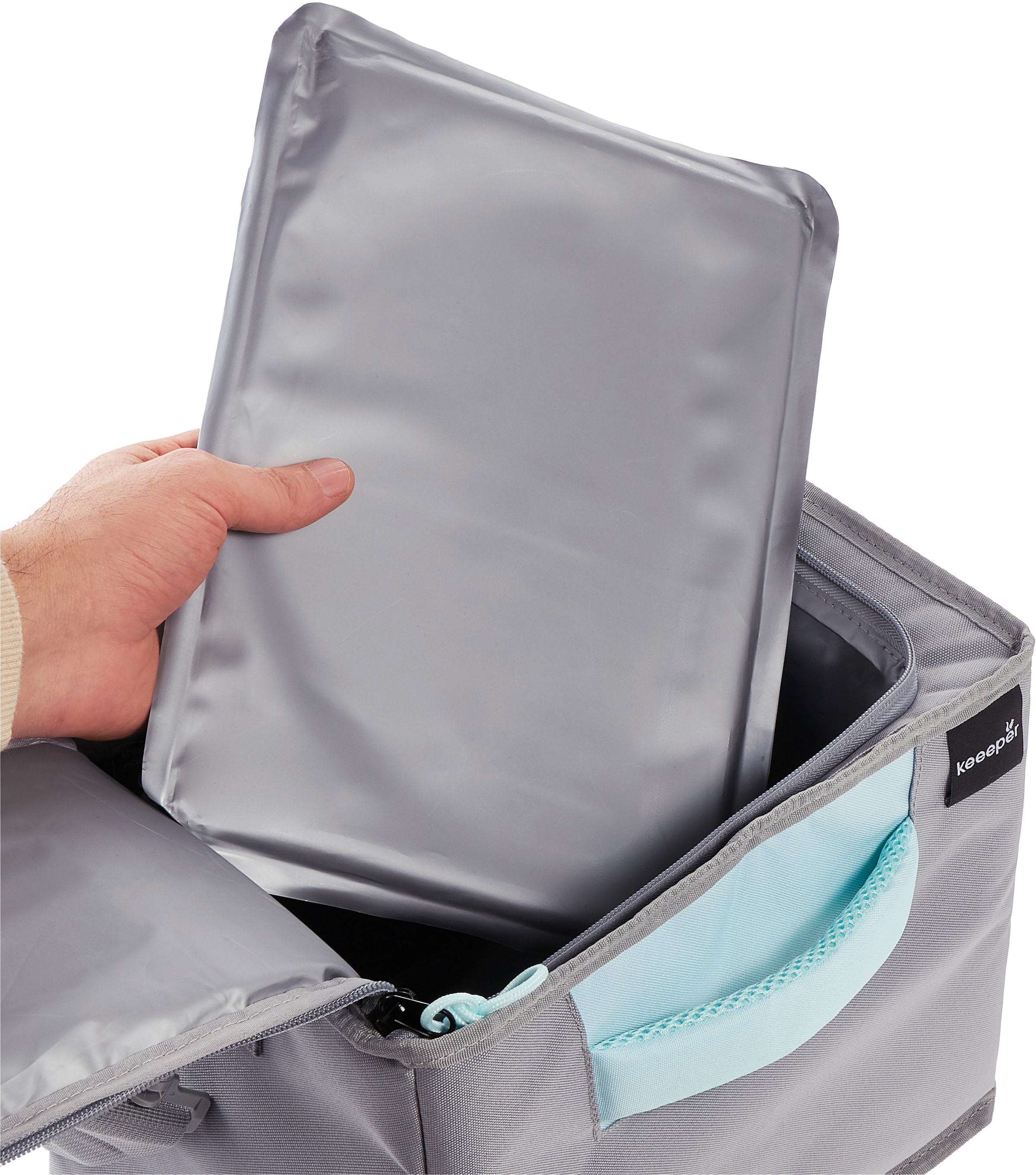 keeeper Klappbox »lea 32l und 5x faltbare Boxen und Isoliertaschen nea« Soft-Touch-Griffe, zusammenklappbar