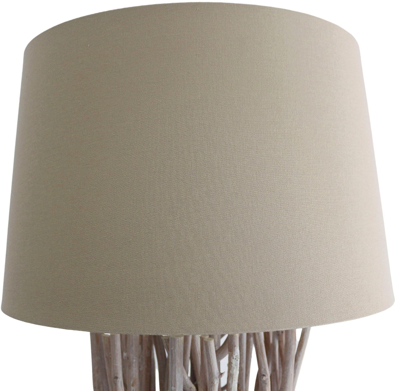 SalesFever Stehlampe »Easton«, 1 flammig, Leuchtmittel E27 | ohne Leuchtmittel, handgefertigt, mit Leinenschirm