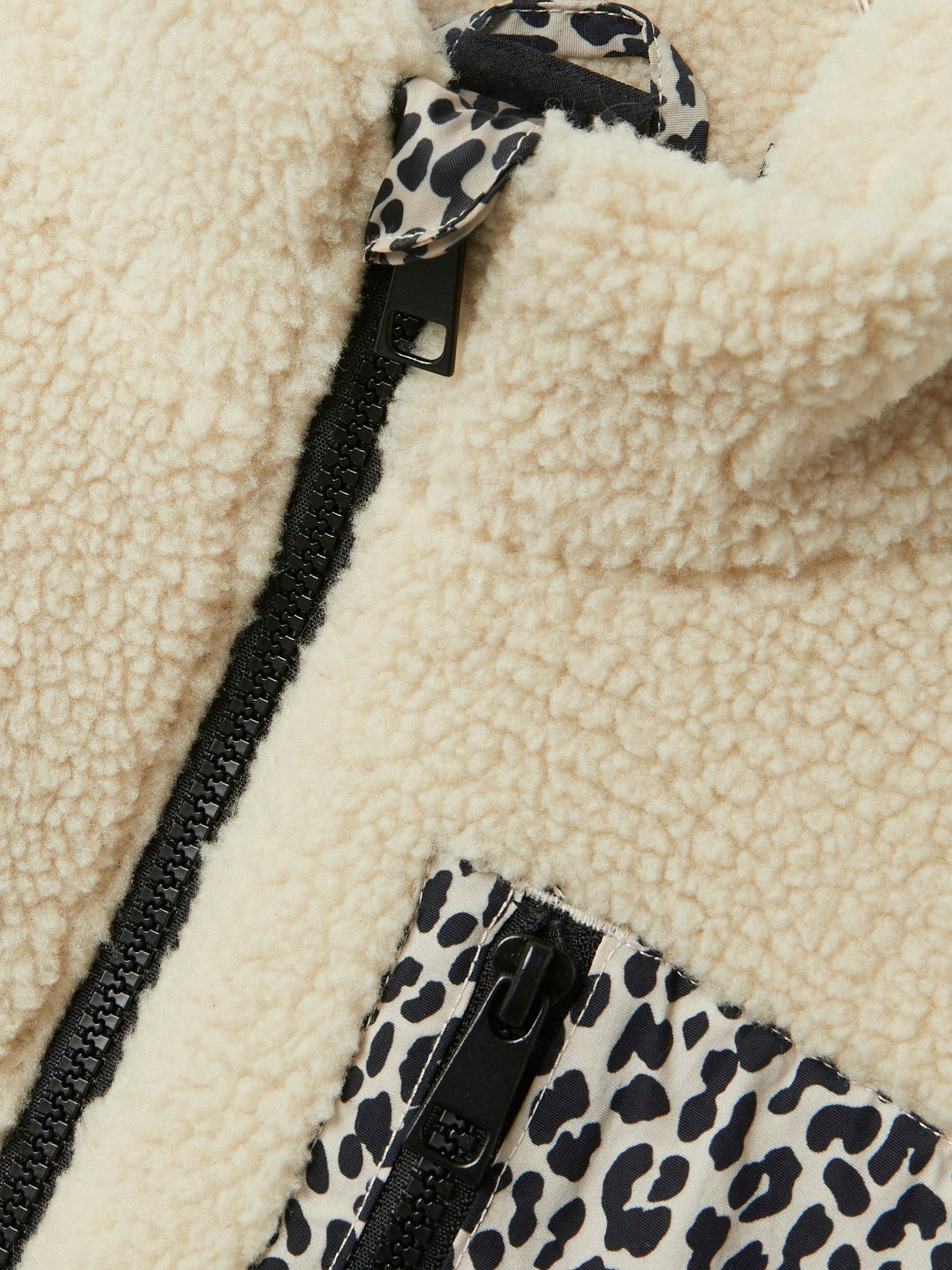 Name It Fleecejacke »NKFMONICA TEDDY JACKET« ohne Kapuze