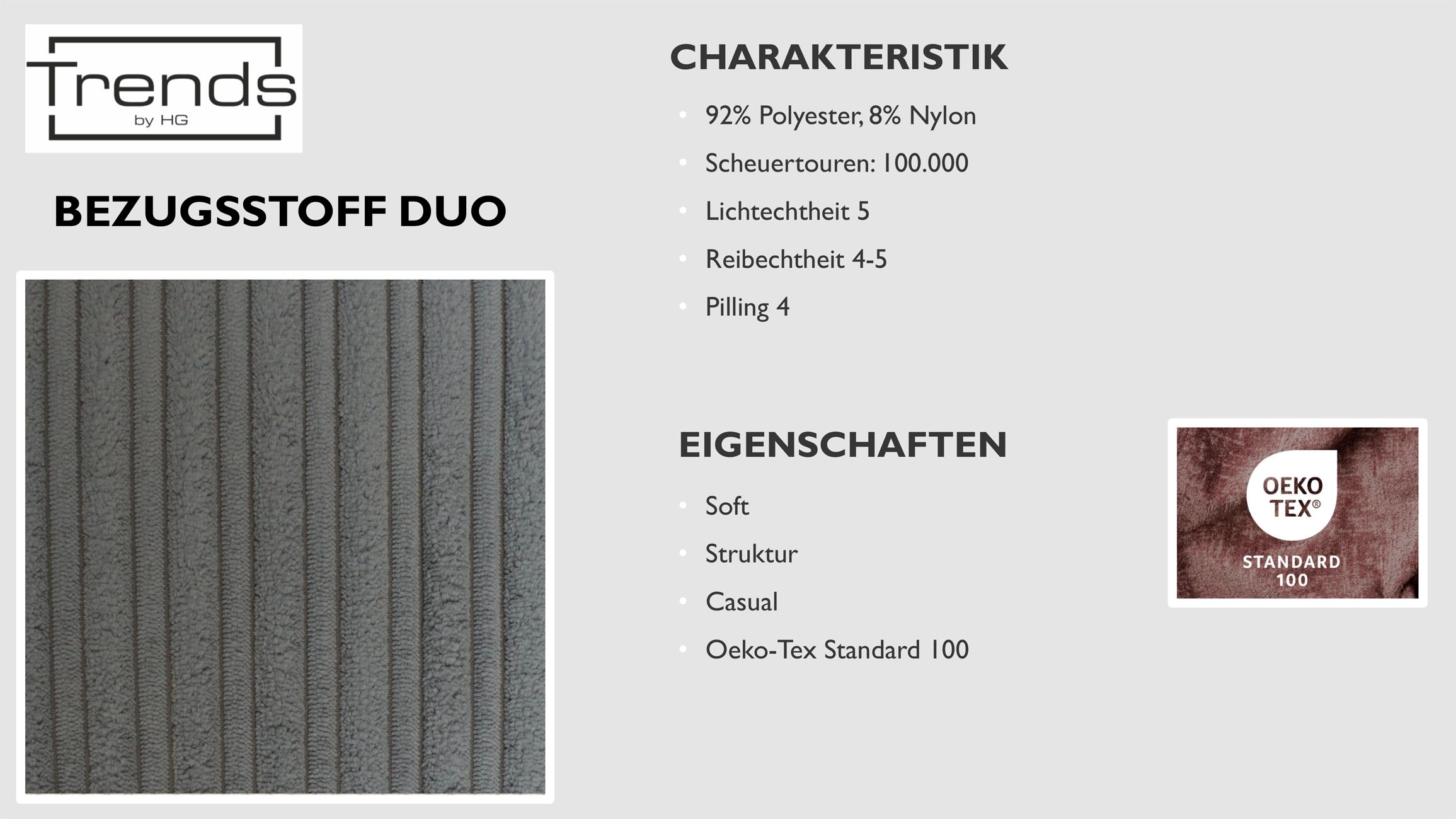 Trends by HG Big-Sofa »Conor XXL« Schlaffunktion + Bettkasten