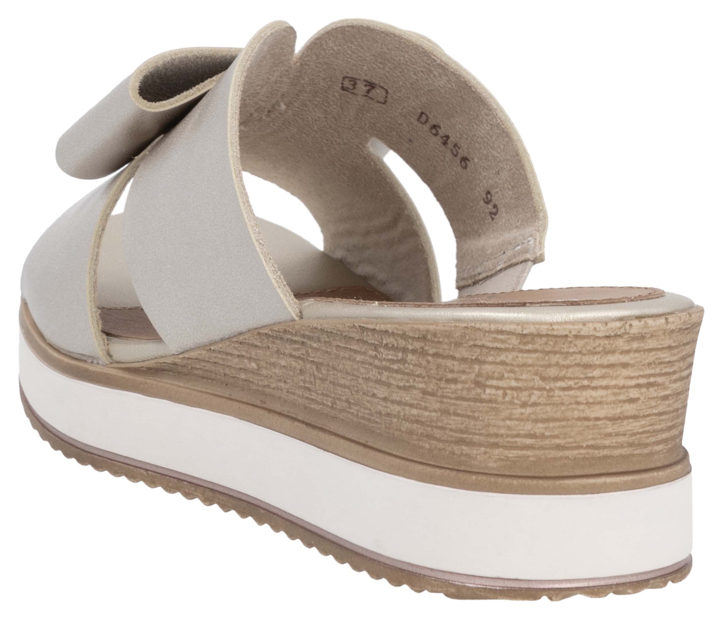 Remonte Pantolette  Keilabsatz, Sommerschuh mit schöner Zierschleife