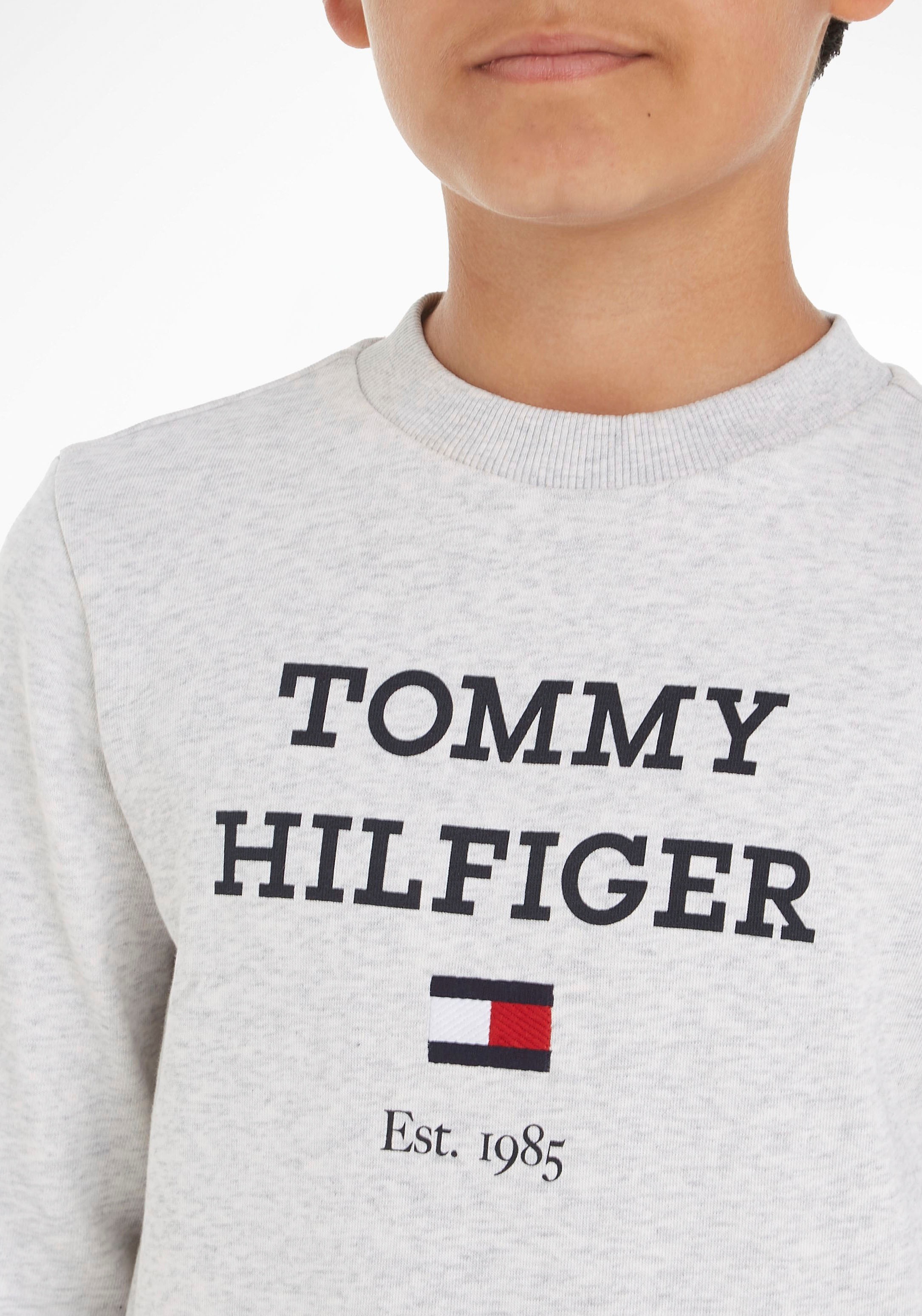 Tommy Hilfiger Sweatshirt »TH LOGO SWEATSHIRT«, mit großem Logo