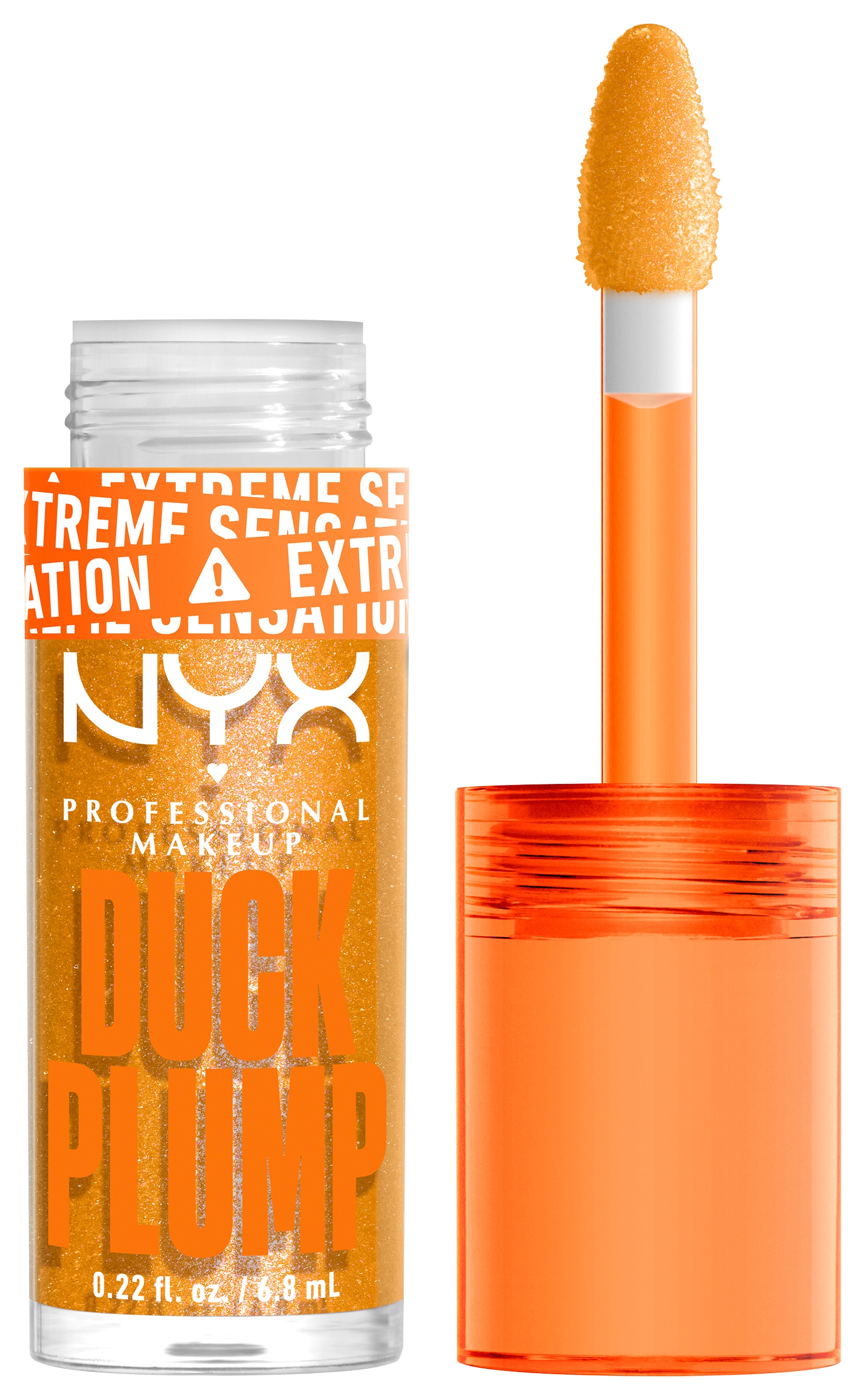 NYX PROFESSIONAL MAKEUP Lipgloss »DUCK PLUMP LIP LACQUER« sofortiger Schmollmund-Effekt dank Kollagenpeptiden