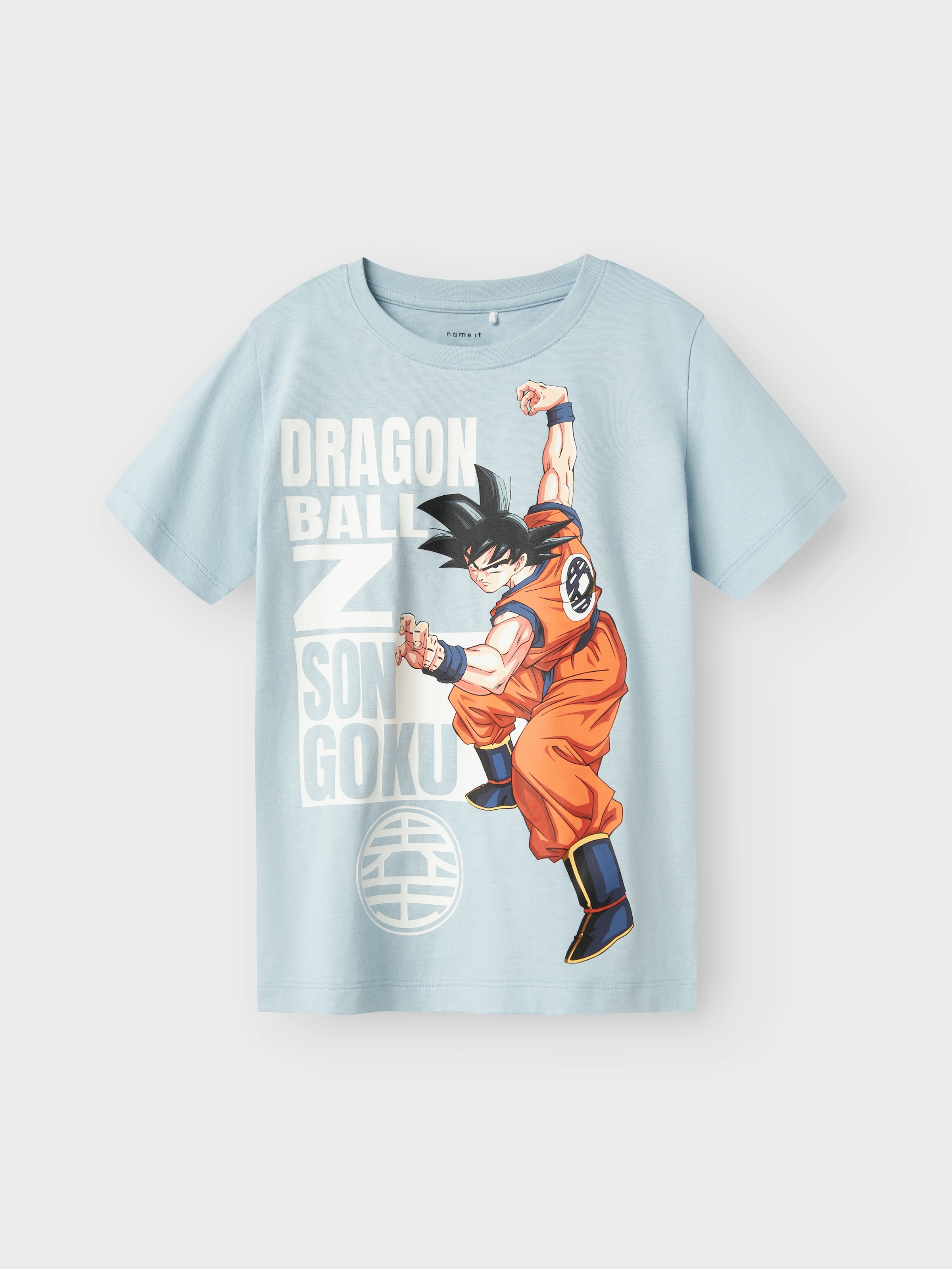 Name It T-Shirt »NKMFRITZ DRAGONBALL NREG SS TOP NOOS VDE«, mit großem Comic-Frontmotiv