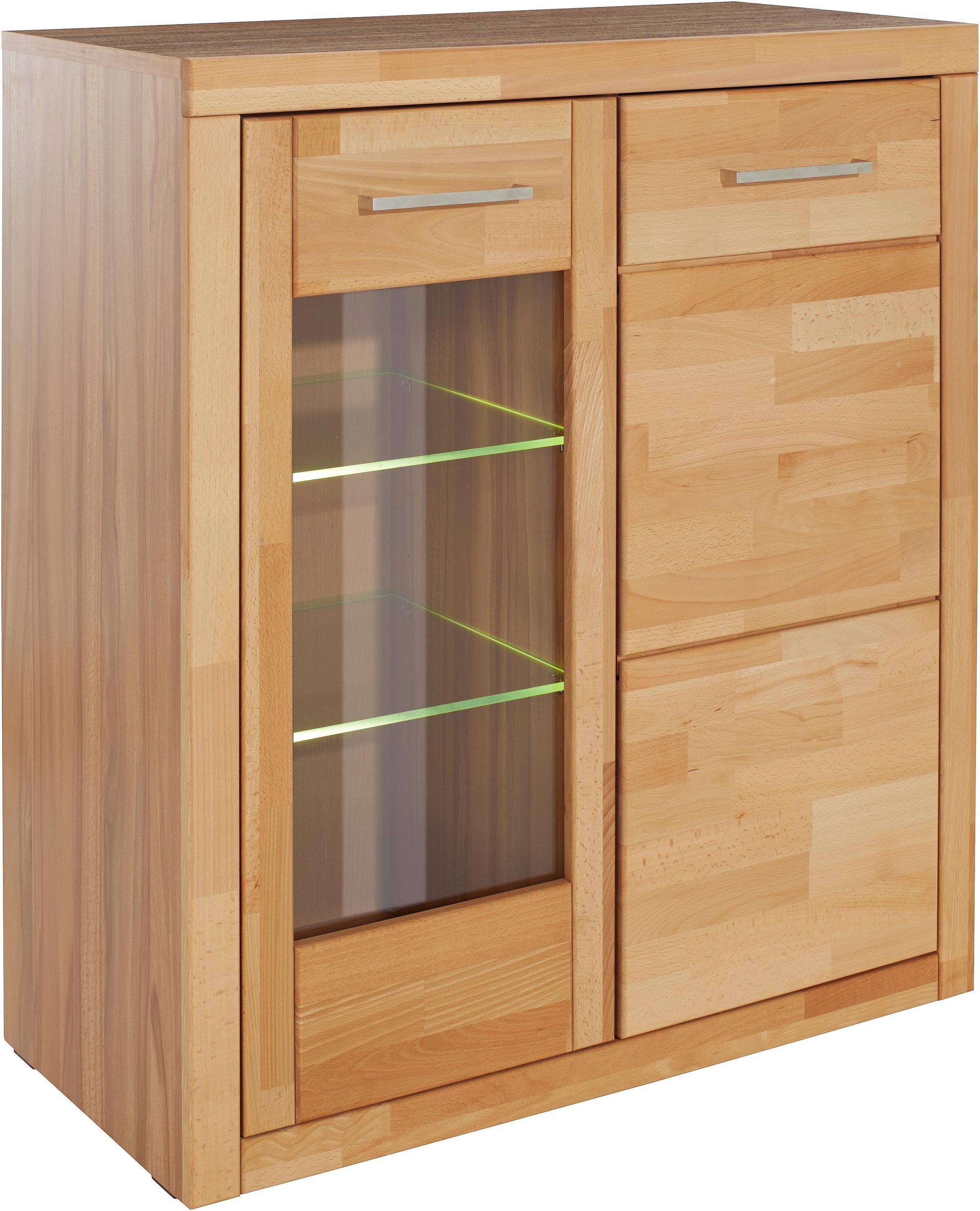 Home affaire Vitrine »LOGO68, Einlegeboden verstellbar,1Glastür, Wohnzimmer günstig online kaufen