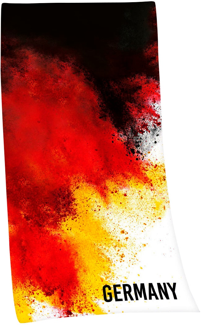 Herding Young Collection Badetuch »Germany«, (1 St., Badetuch 75 x 150 cm), hochfarbig bedruckt