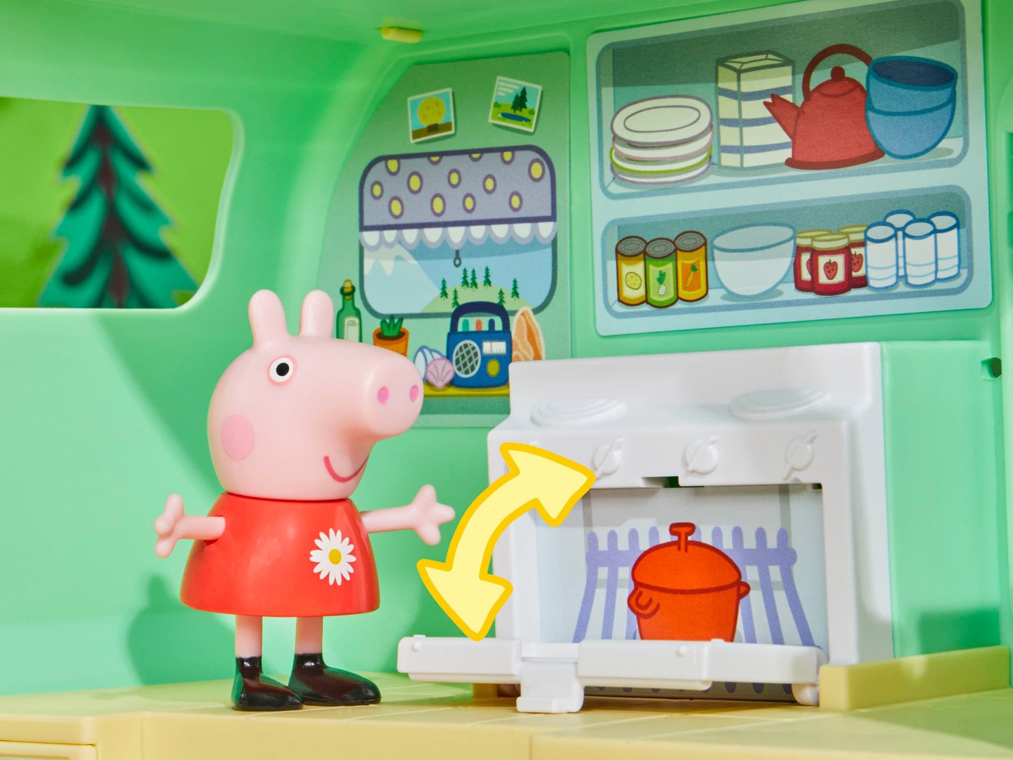 Hasbro Spielwelt »Peppa Pig, Peppas Wohnanhänger«
