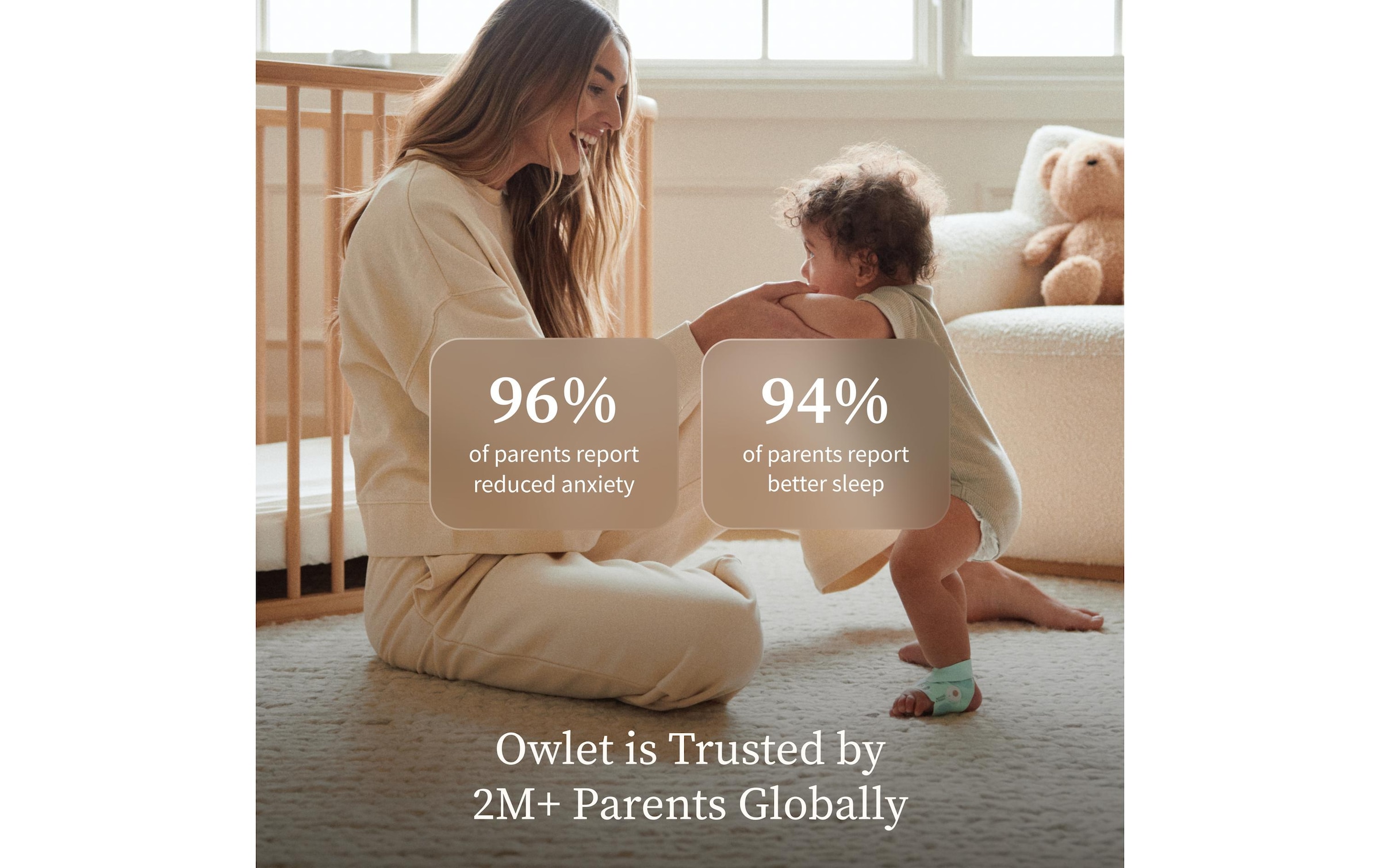   Video-Babyphone »Owlet Dream Duo 3 Dusty«
