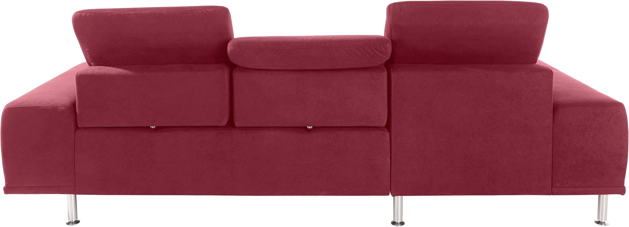 sit&more Ecksofa »Mariola L-Form«, mit Recamiere und Federkern, inklusive Sitztiefenverstellung