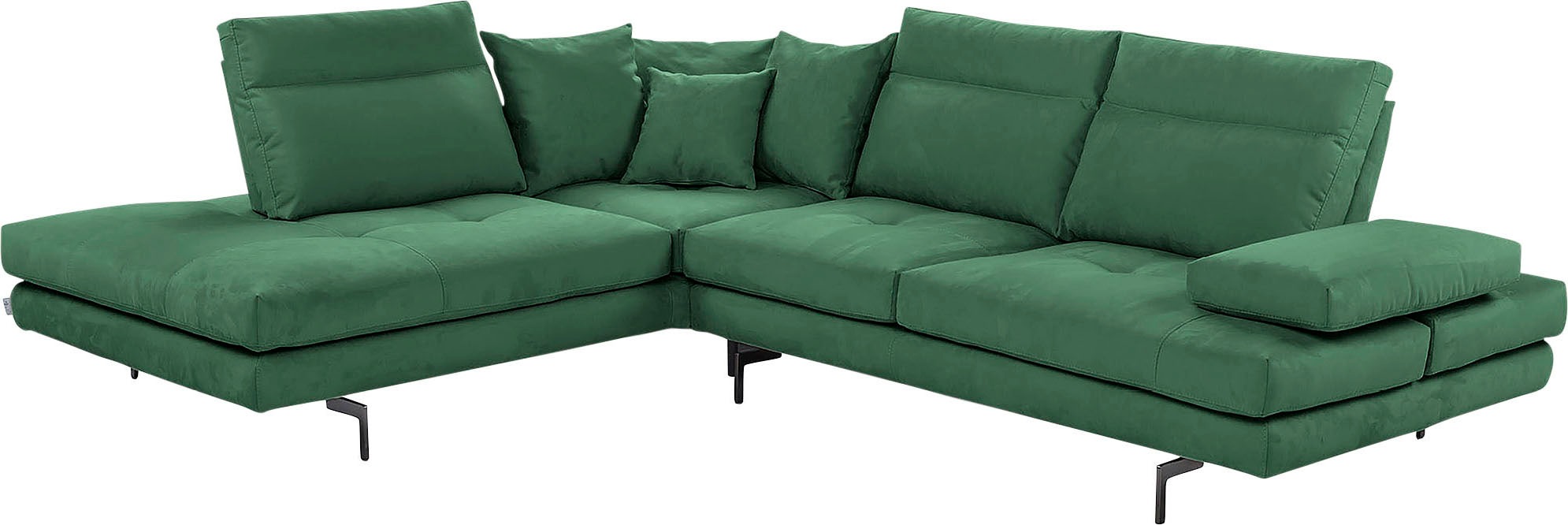 CALIA ITALIA Ecksofa »Toby Wing, Komfortsofa mit Sitzkomfort der Extraklass günstig online kaufen