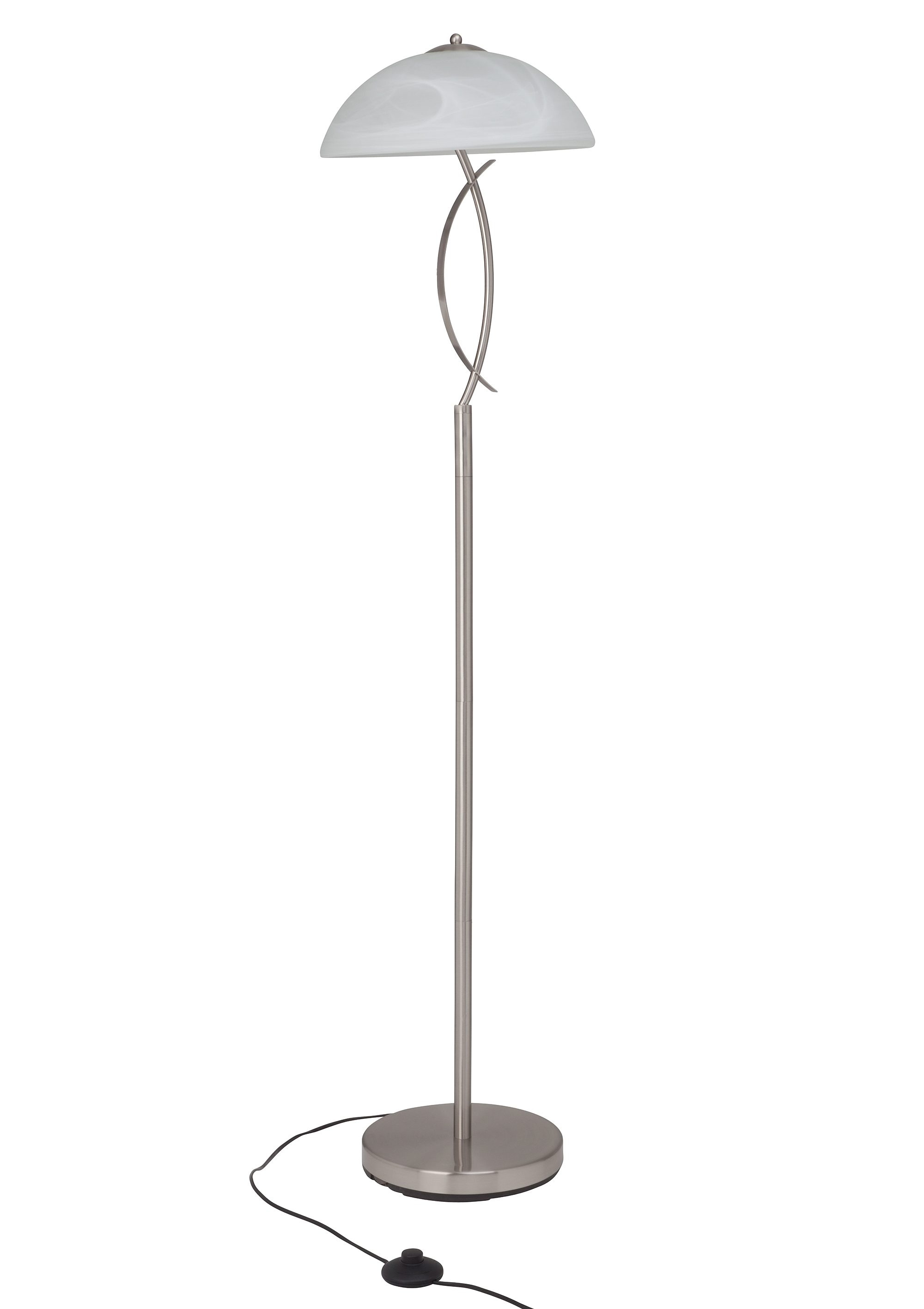 Brilliant Stehlampe »Boston«, 2 flammig, Leuchtmittel E14   ohne Leuchtmitt günstig online kaufen