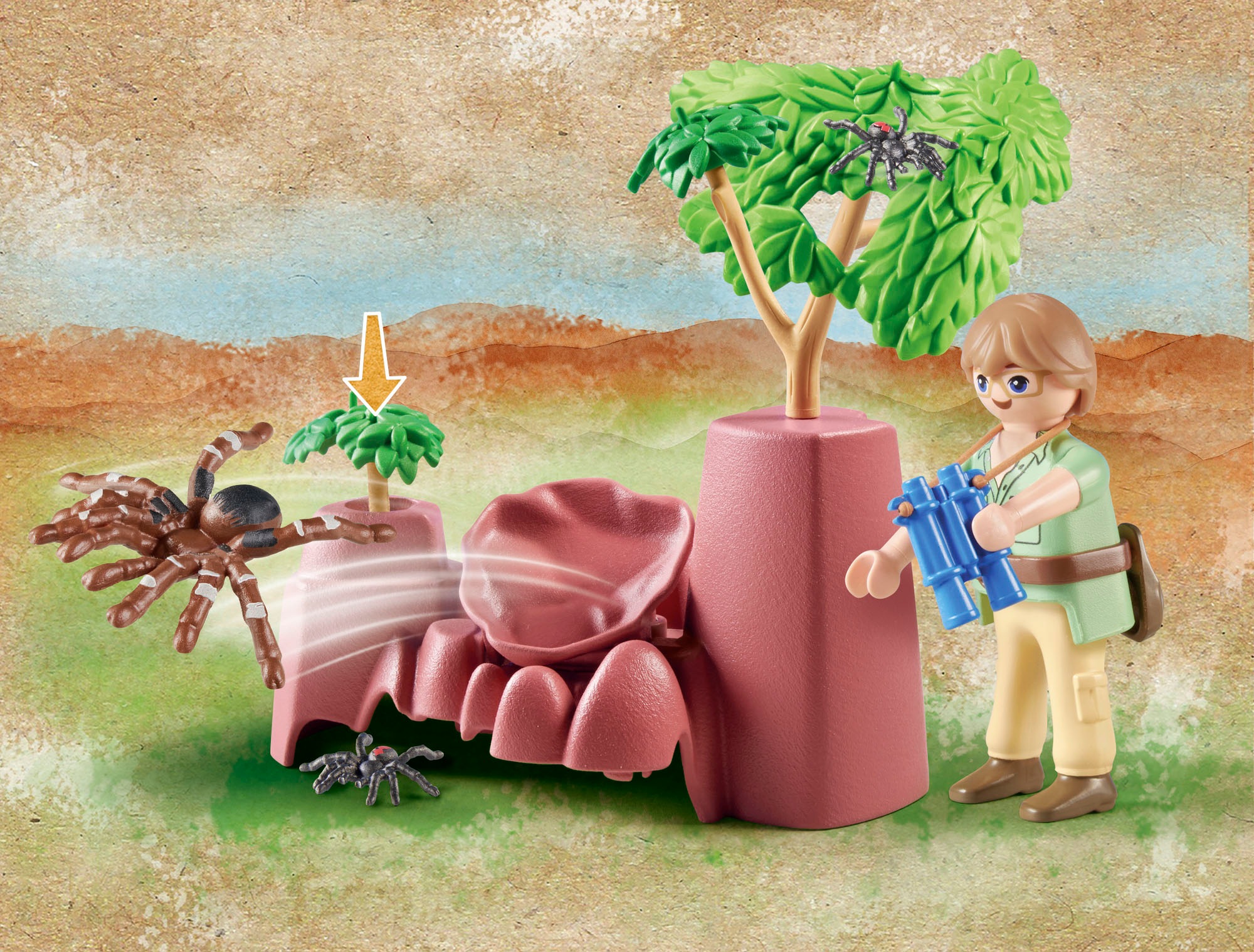 Playmobil® Konstruktions-Spielset »Spinnenfelsen (71627), Wiltopia«, (16 St.), Made in Europe