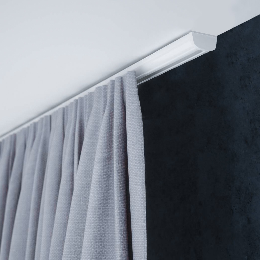 SN DECO GROUP Gardinenschiene »Objektschiene SC«, 1 läufig-läufig, Fixmaß, günstig online kaufen