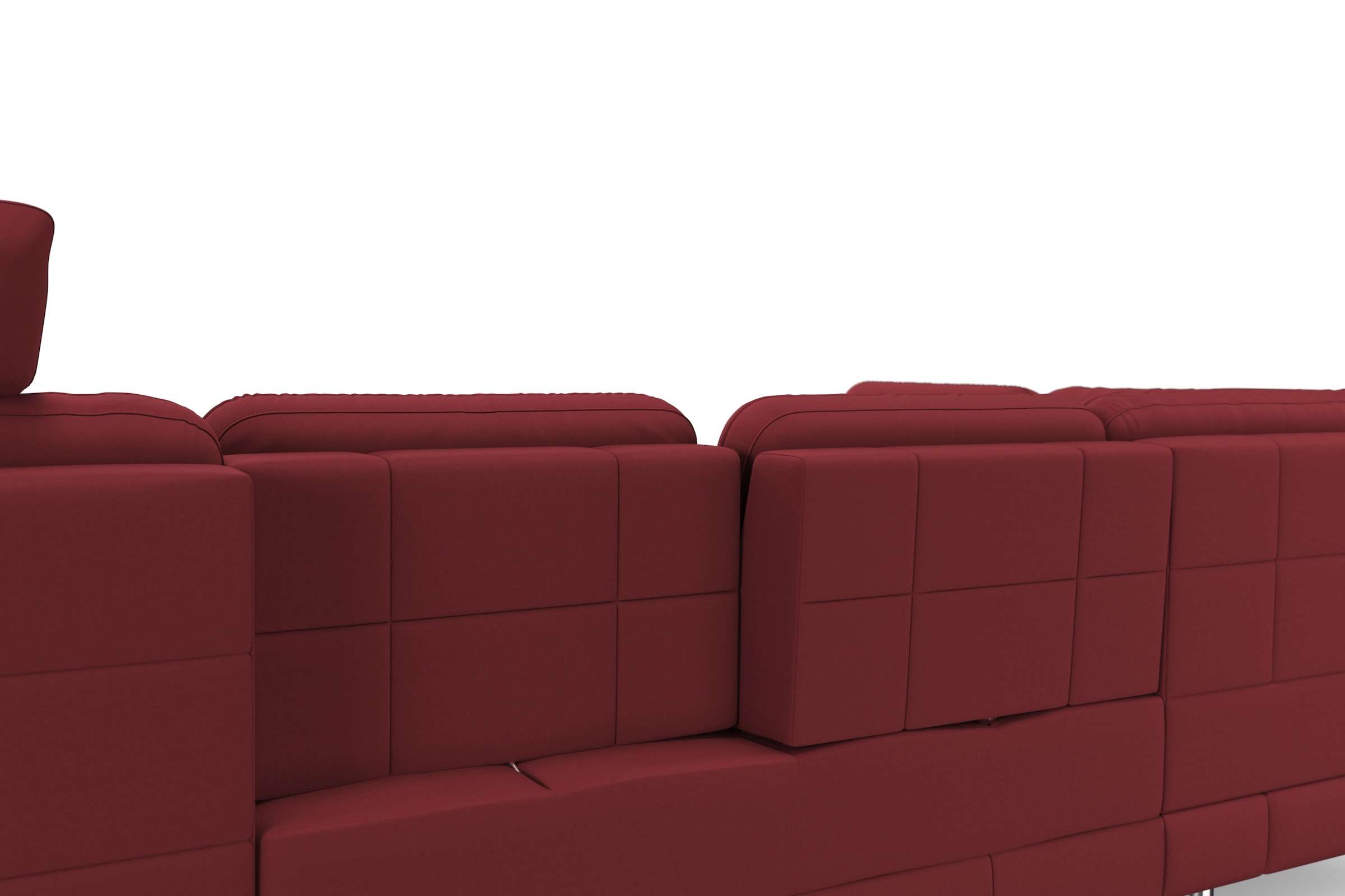 sit&more Wohnlandschaft »Bendigo U-Form« inklusive Sitztiefenverstellung, Bodenfreiheit 12 cm, in 2 Fußfarben