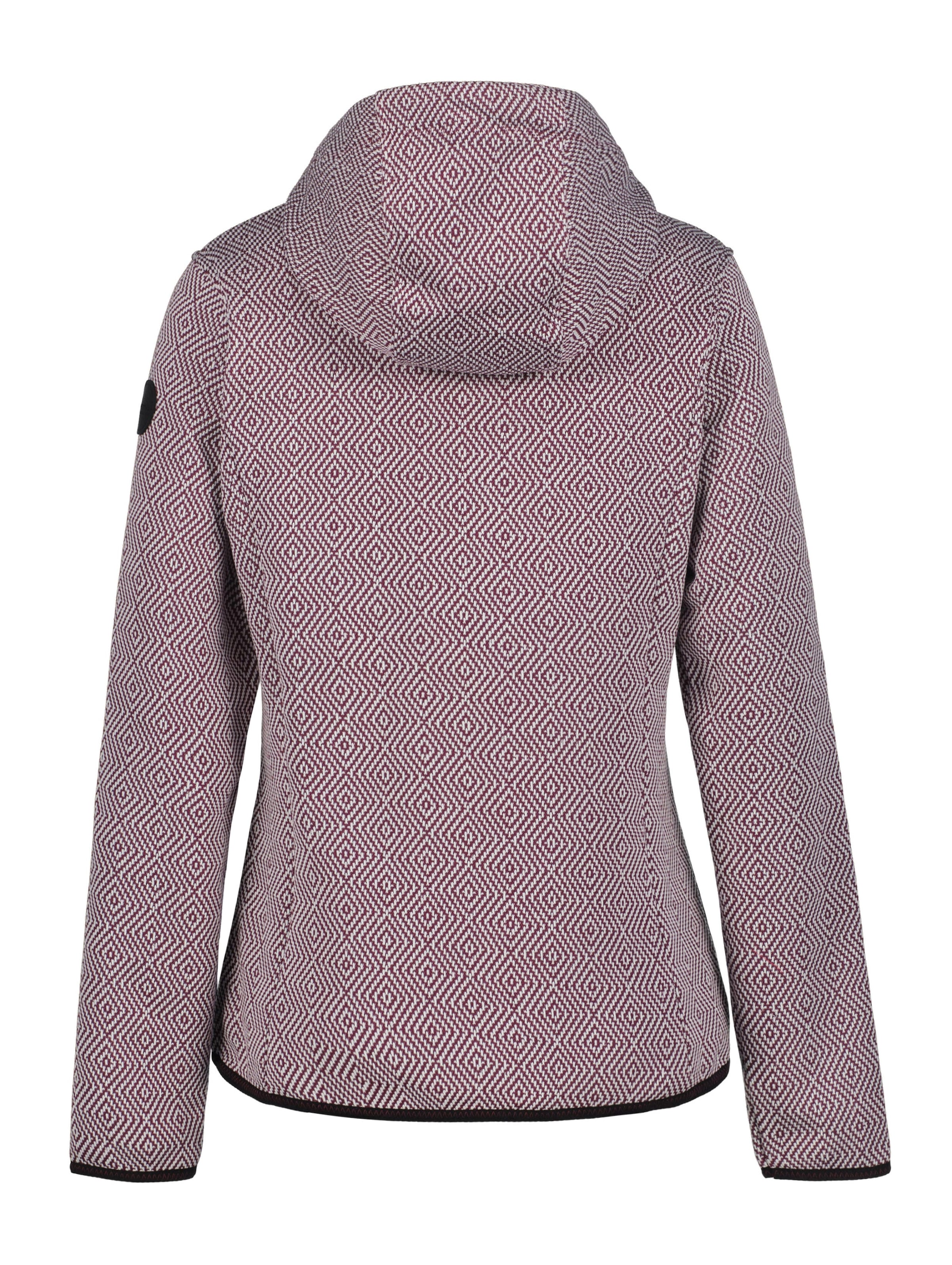 Icepeak Strickfleecejacke »D STRICKFLEECEJACKE ADRIAN«, (1 St.), mit Kapuze, Wärmend & schnell Trocknend & Atmungsaktiv