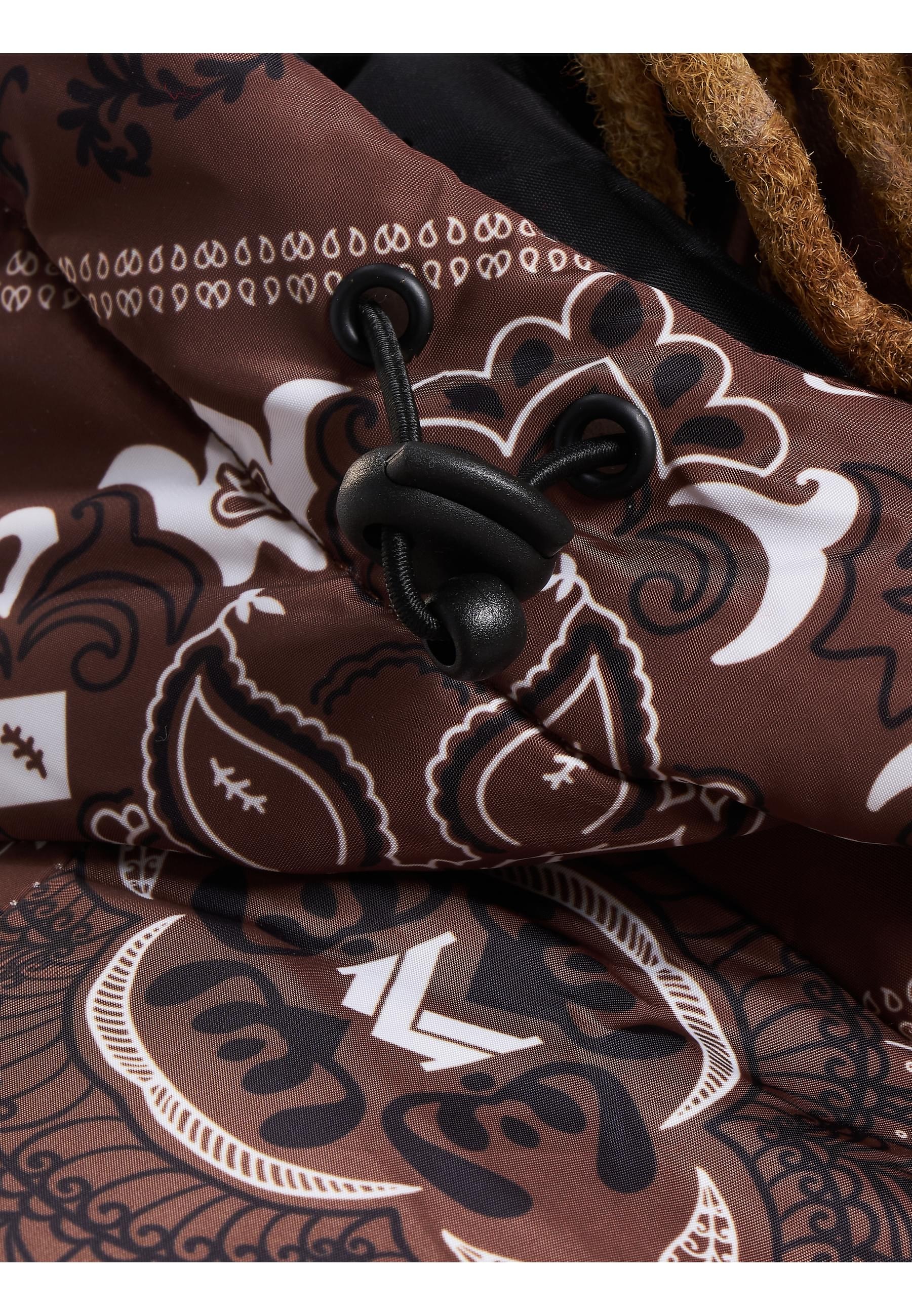 Karl Kani Winterjacke »Karl Kani Herren KM233-037-2 KK OG Paisley Puffer Jacket« 1 Stk. tlg. mitKapuze