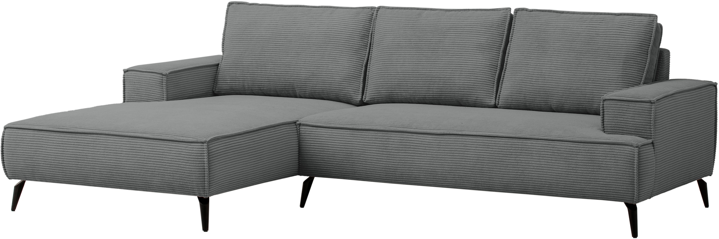 andas Sitzgruppe »TVINNU, Polsterecke L-Form, Schlaffunktion, mit Hocker«, (Set, 2 tlg.), stellbar zum Schlafsofa (Krokodilverbinder)