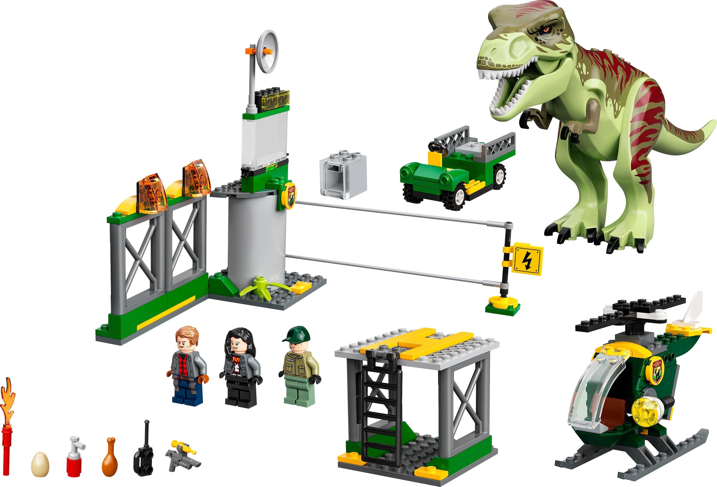 LEGO® Konstruktionsspielsteine »T. Rex Ausbruch (76944), LEGO® Jurassic World«, (140 St.), Made in Europe