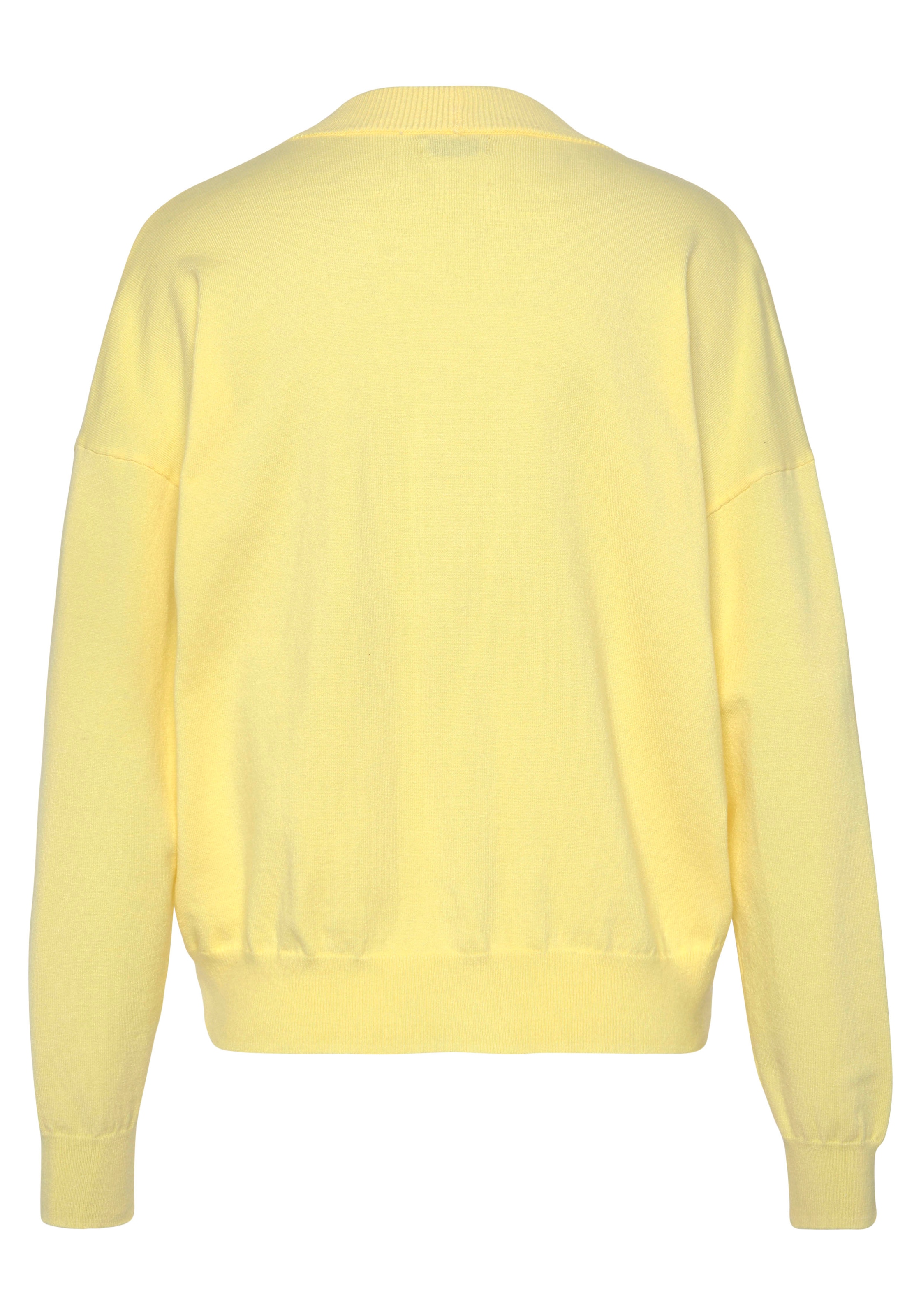 LASCANA Strickjacke in kurzer Form, Loungewear