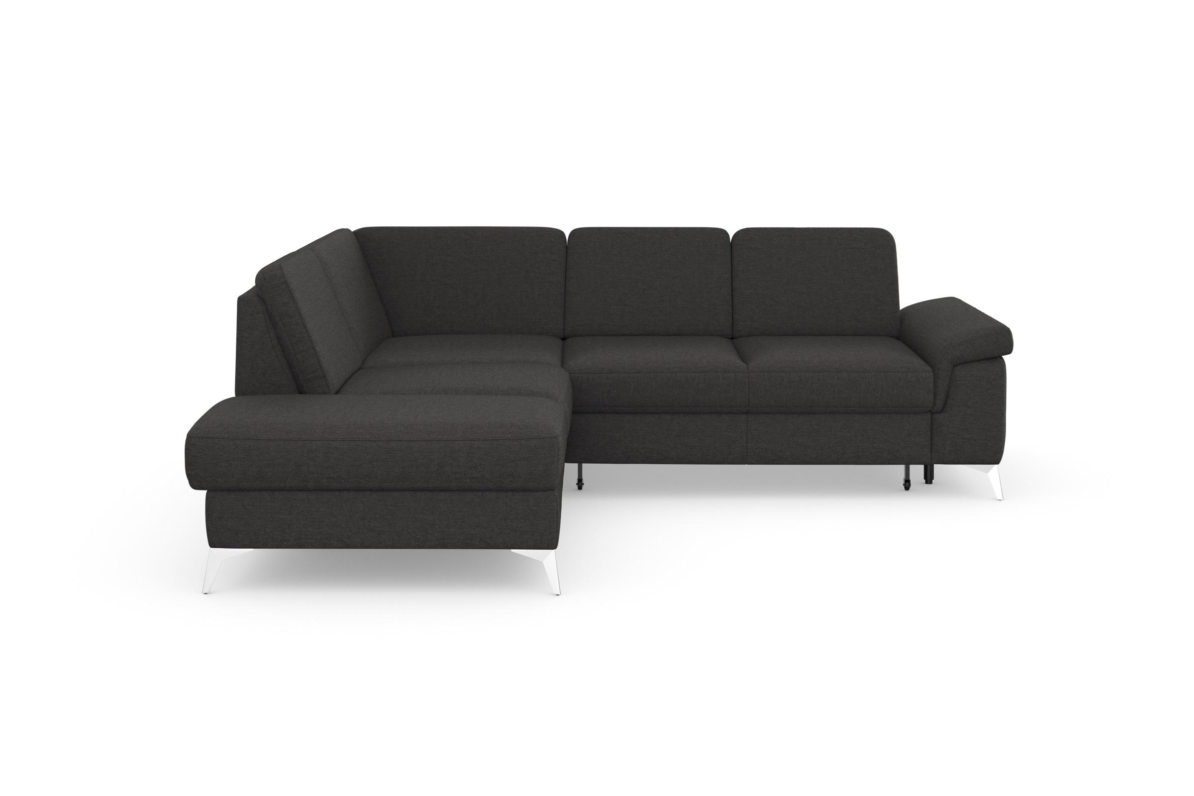 sit&more Ecksofa »Padua L-Form«, inklusive Sitztiefenverstellung, Armteilfunktion und Federkern