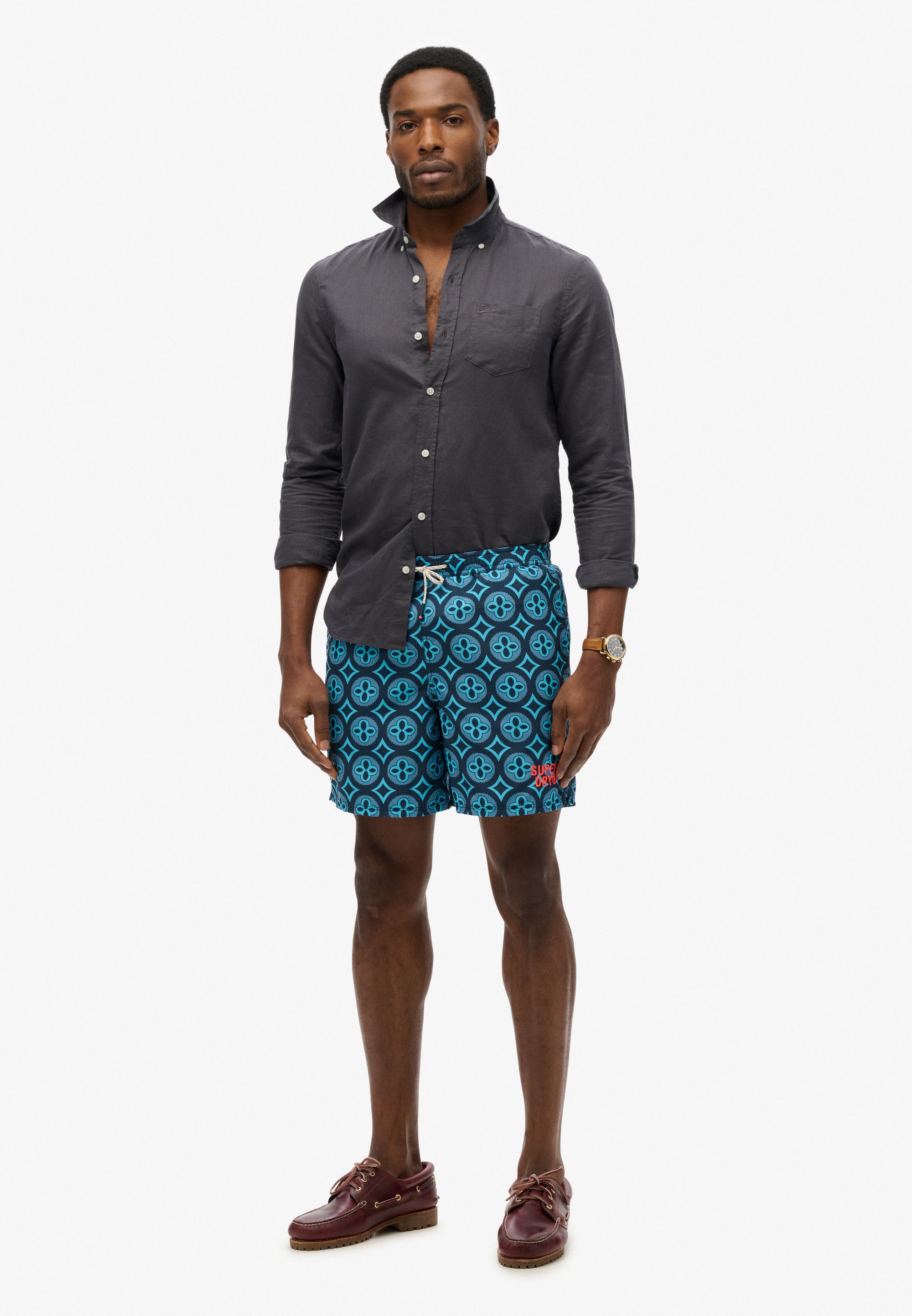 Superdry Badeshorts »TILE PRINT 17 SWIM SHORT«