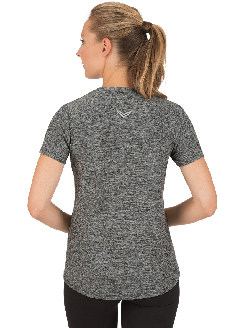 Trigema T-Shirt »TRIGEMA Sportshirt in Melange-Optik«, (1 tlg.)