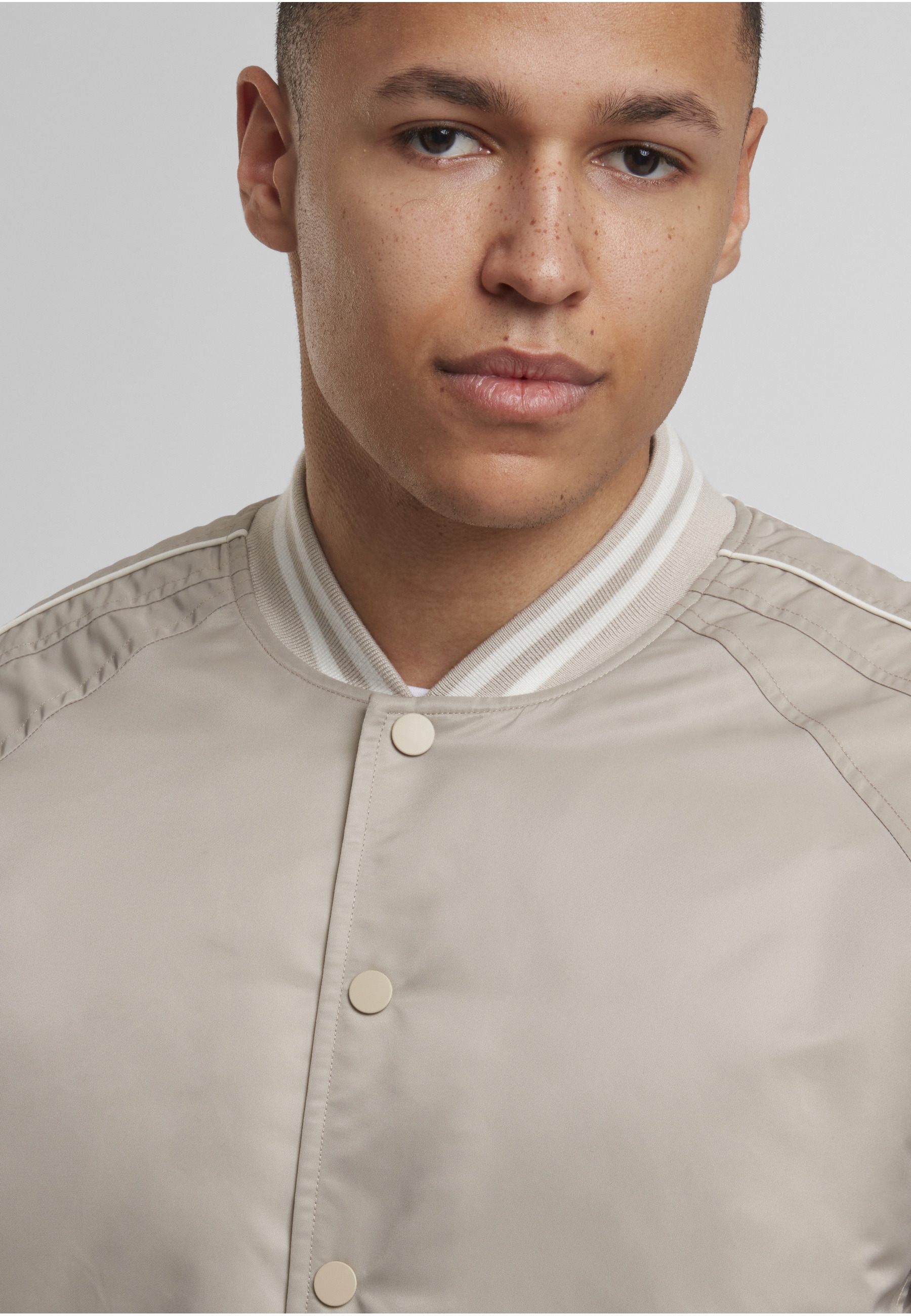 URBAN CLASSICS Bomberjacke »Urban Classics Racer Bomber Jacket« 1 Stk. tlg. ohne Kapuze