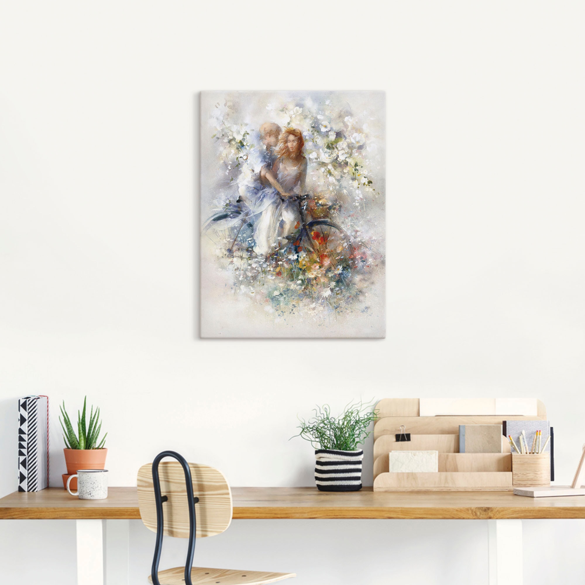 Artland Wandbild »Frühling II«, Paar, (1 St.), als Leinwandbild, Poster, Wa günstig online kaufen