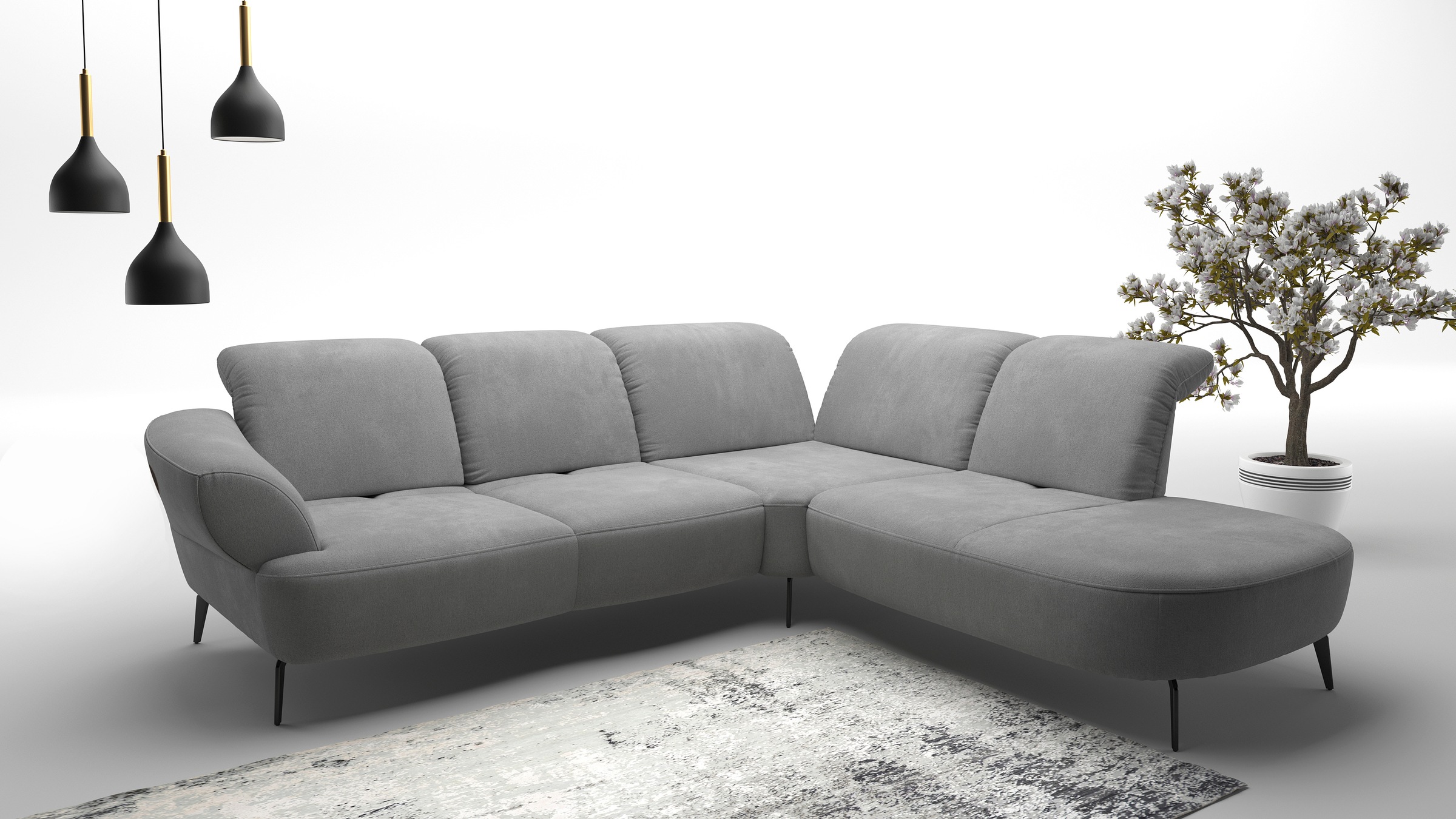 sit&more Ecksofa »Dance, L-Form, inkl. Sitztiefenverstellung« inkl. Click&S günstig online kaufen