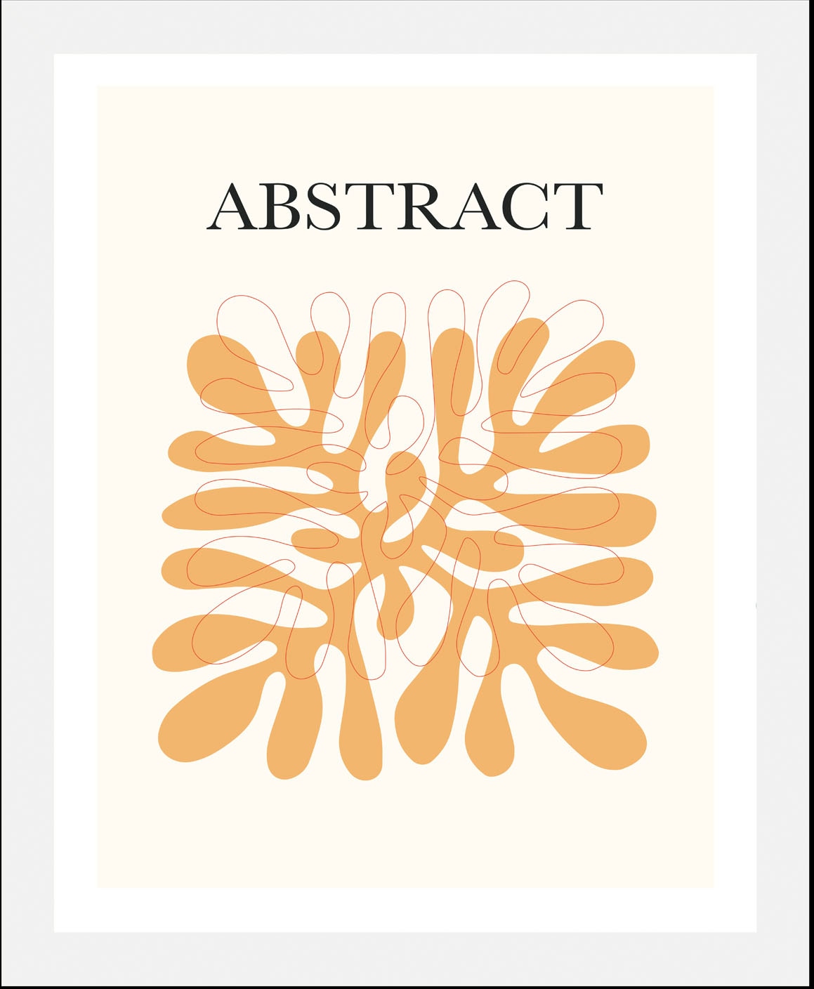 queence Bild »Abstract«, (1 St.), gerahmt günstig online kaufen