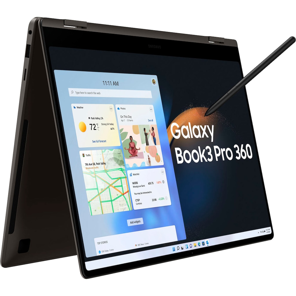 Samsung Notebook »Galaxy Book3 Pro 360«, 40,62 cm, / 16 Zoll, Intel, Core i5, Iris Xe Graphics, 512 GB SSD