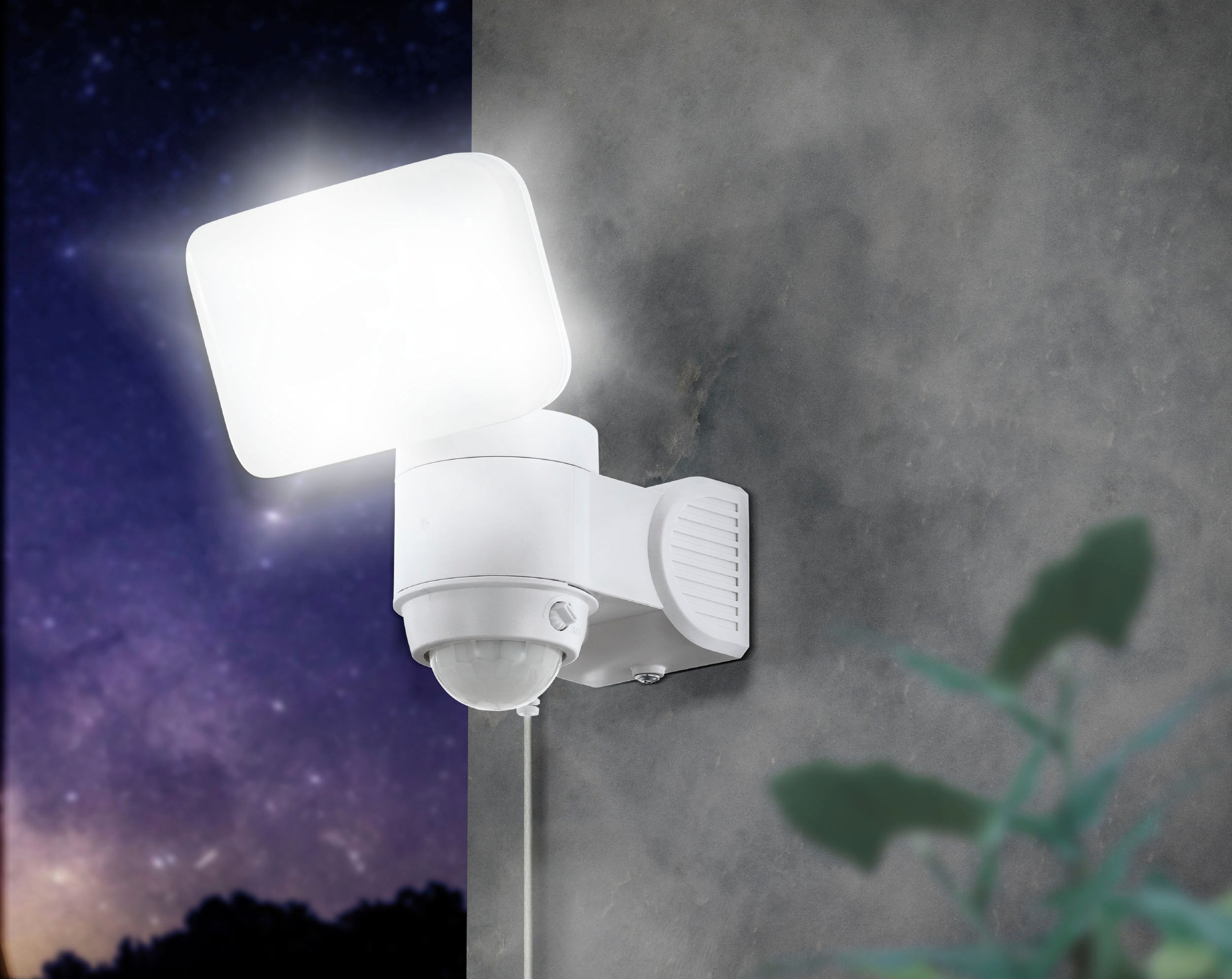 EGLO LED Außenwandleuchte »CASABAS« mit Bewegungssensor, Schutzklasse IP44, günstig online kaufen