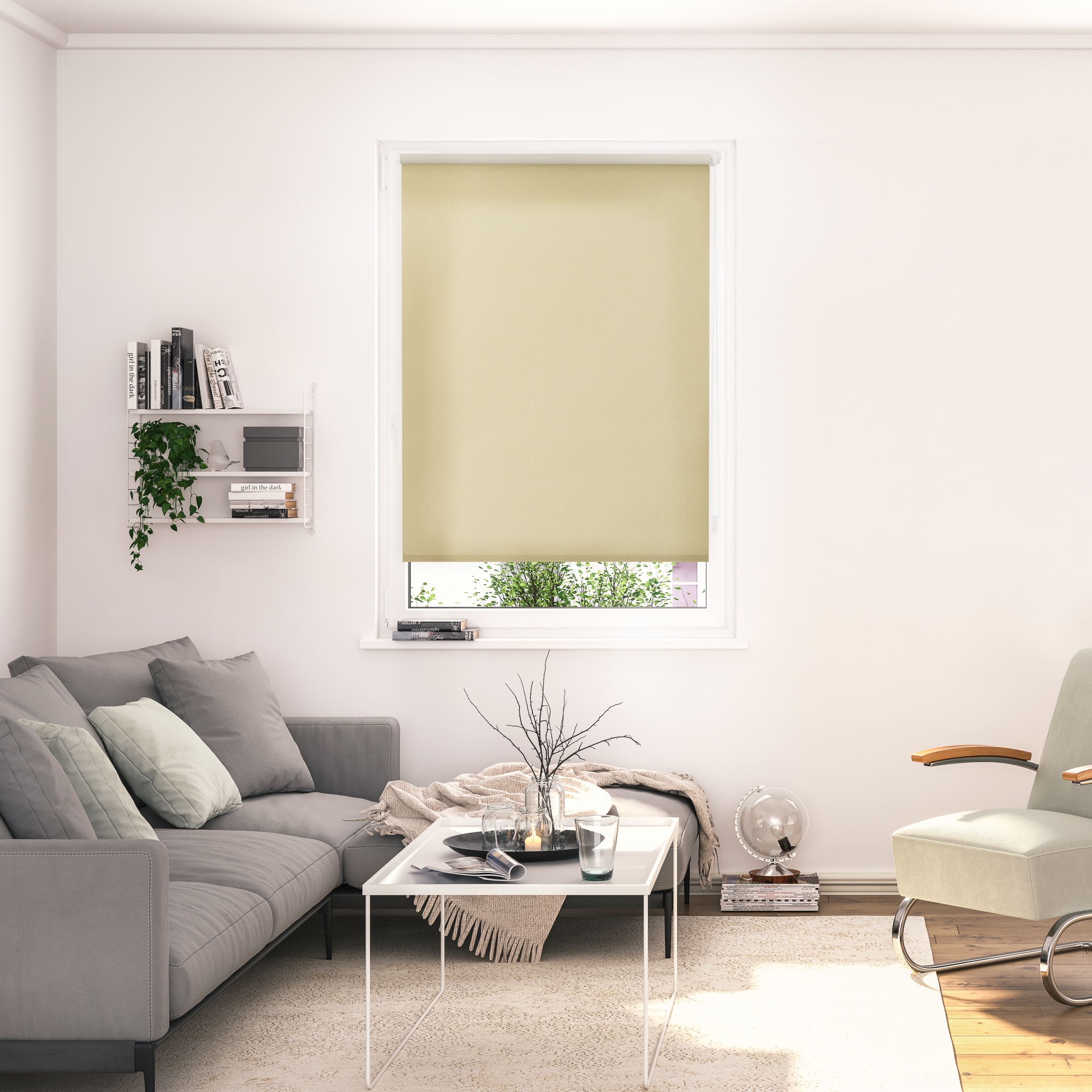 LICHTBLICK ORIGINAL Rollo »Klemmfix, ohne Bohren«, blickdicht, Hitzeschutz-energiesparend-Wärmedämmung-Sichtschutz, mit Bohren/ohne Bohren, freihängend, Thermofunktion, Lichtdurchlässig, Klemmbar, Energiesparend