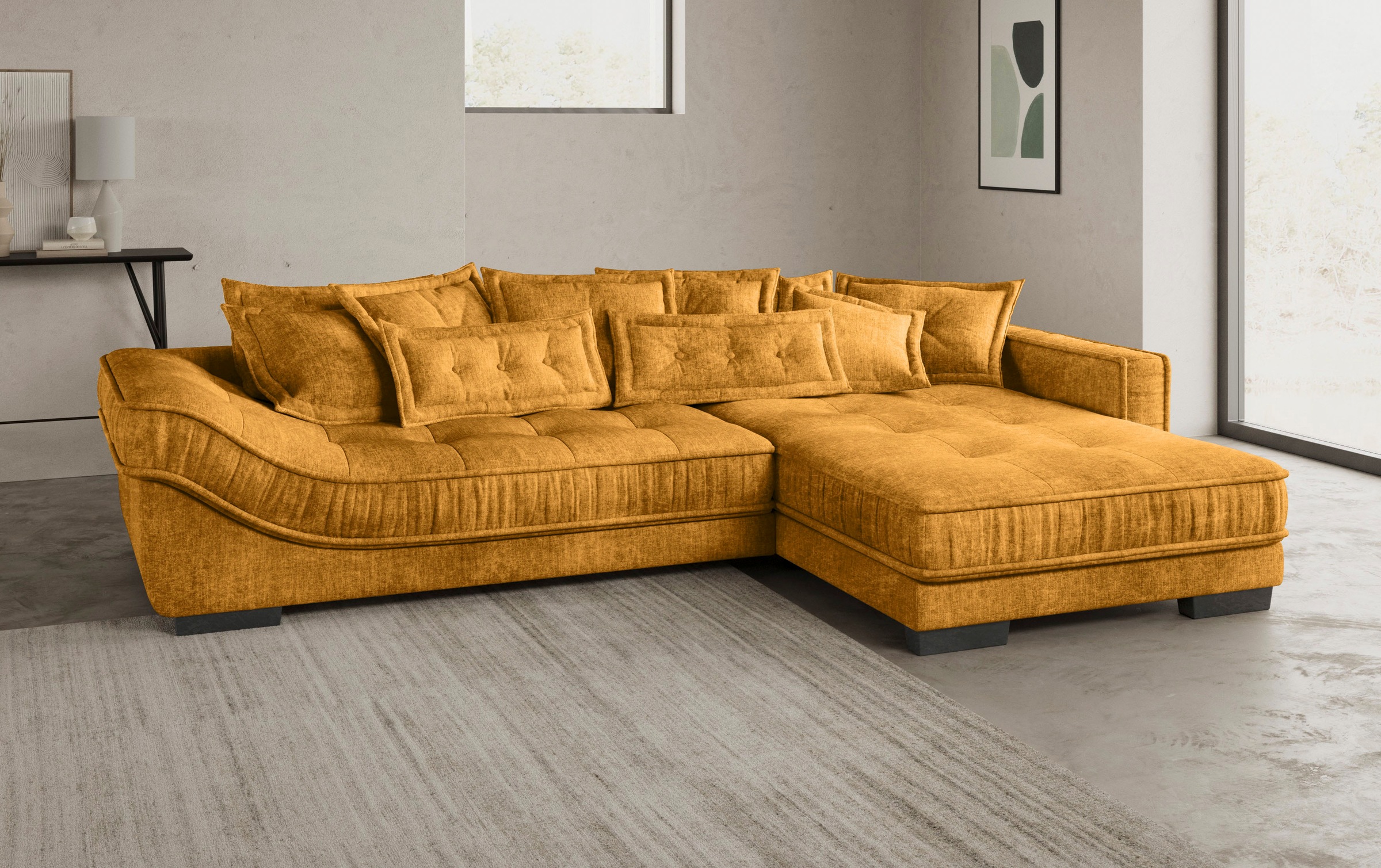 Mr. Couch Ecksofa »Diwan II DuraFlex L-Form«, DuraFlex-Kaltschaumpolsterung, bis 140 kg, 4 Bezugsqualitäten