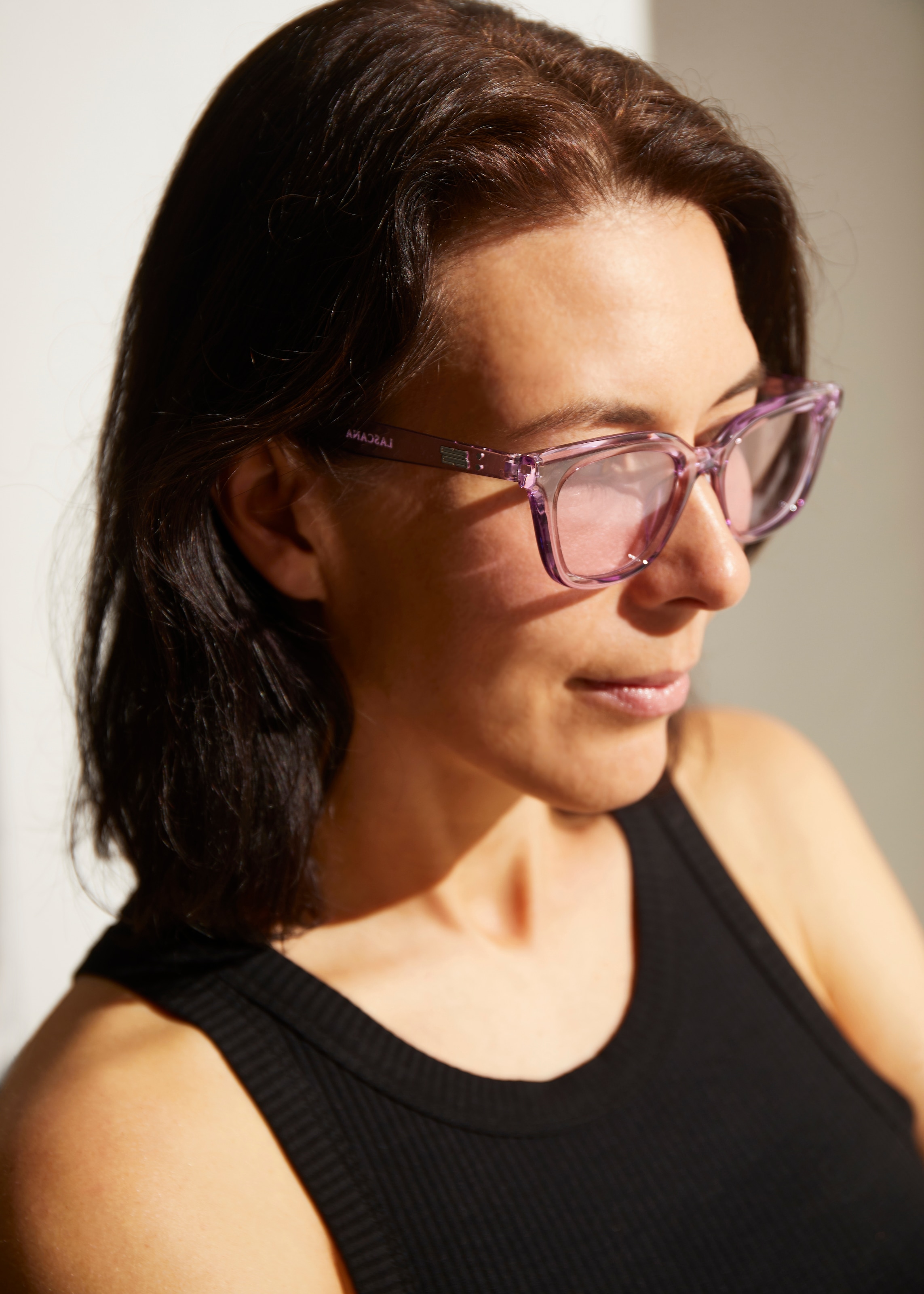 LASCANA Sonnenbrille »trapezförmige Sonnenbrille«, Rectangular-Look, Damenbrille mit UV-Schutz
