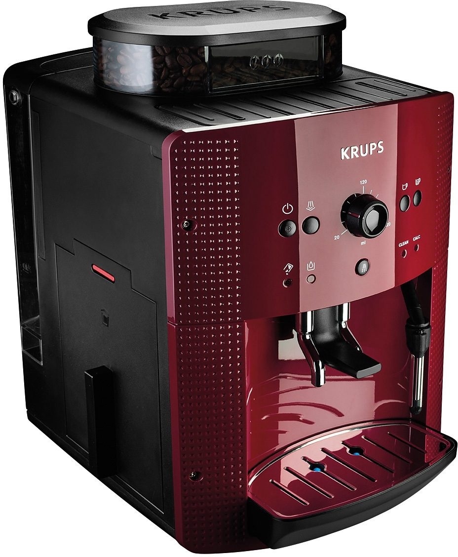 Krups Kaffeevollautomat »EA8107 Arabica« 2-Tassen-Funktion, manueller Dampfdüse, 2 voreingestelle Kaffeestärken